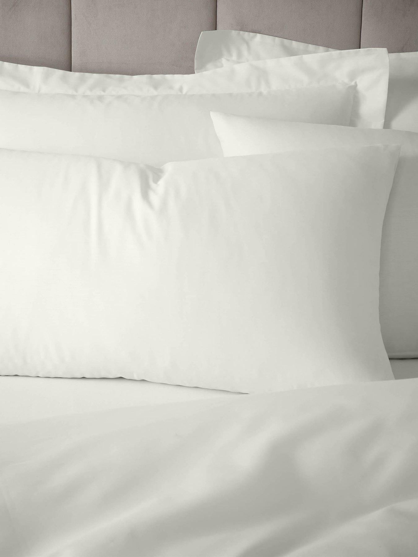 Image of Bianca 180 Thread Count 100% Egyptian Cotton Standard Pillowcase Pair