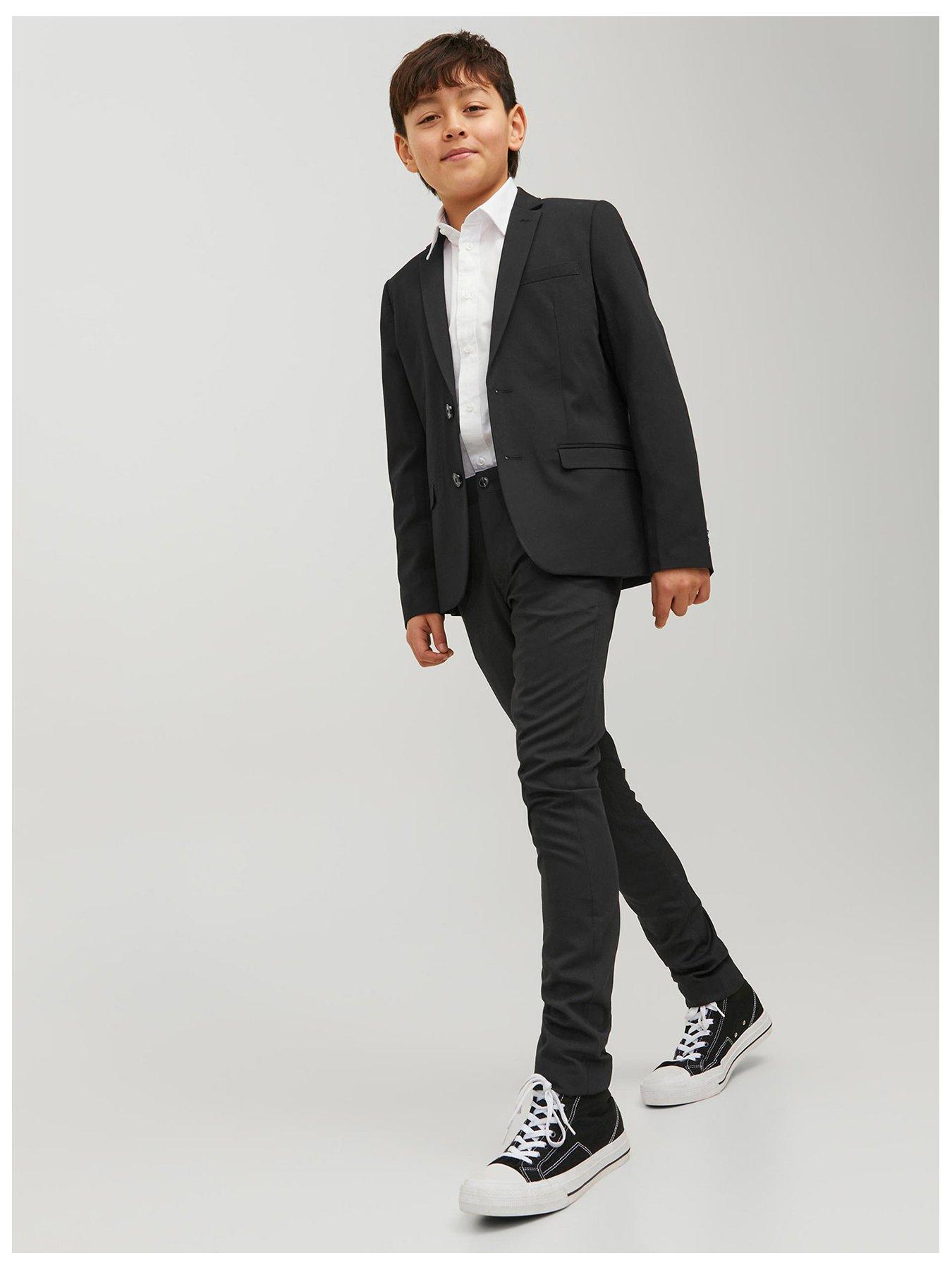 Image of Jack & Jones Junior Boys Solar Suit Trousers - Black