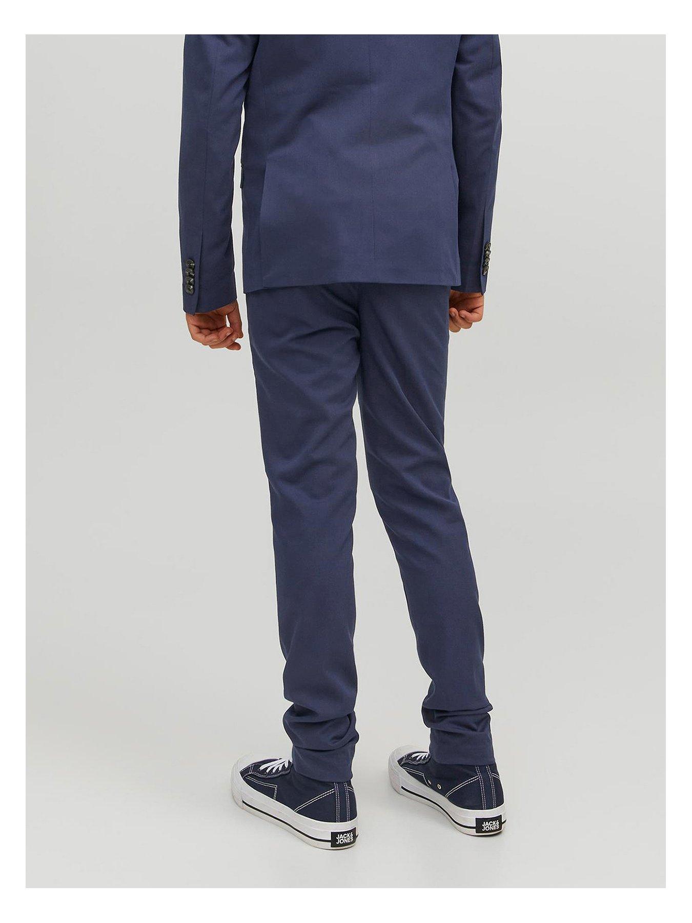 Image 3 of 4 of Jack & Jones Junior Boys Solar Suit Trousers - Medieval Blue
