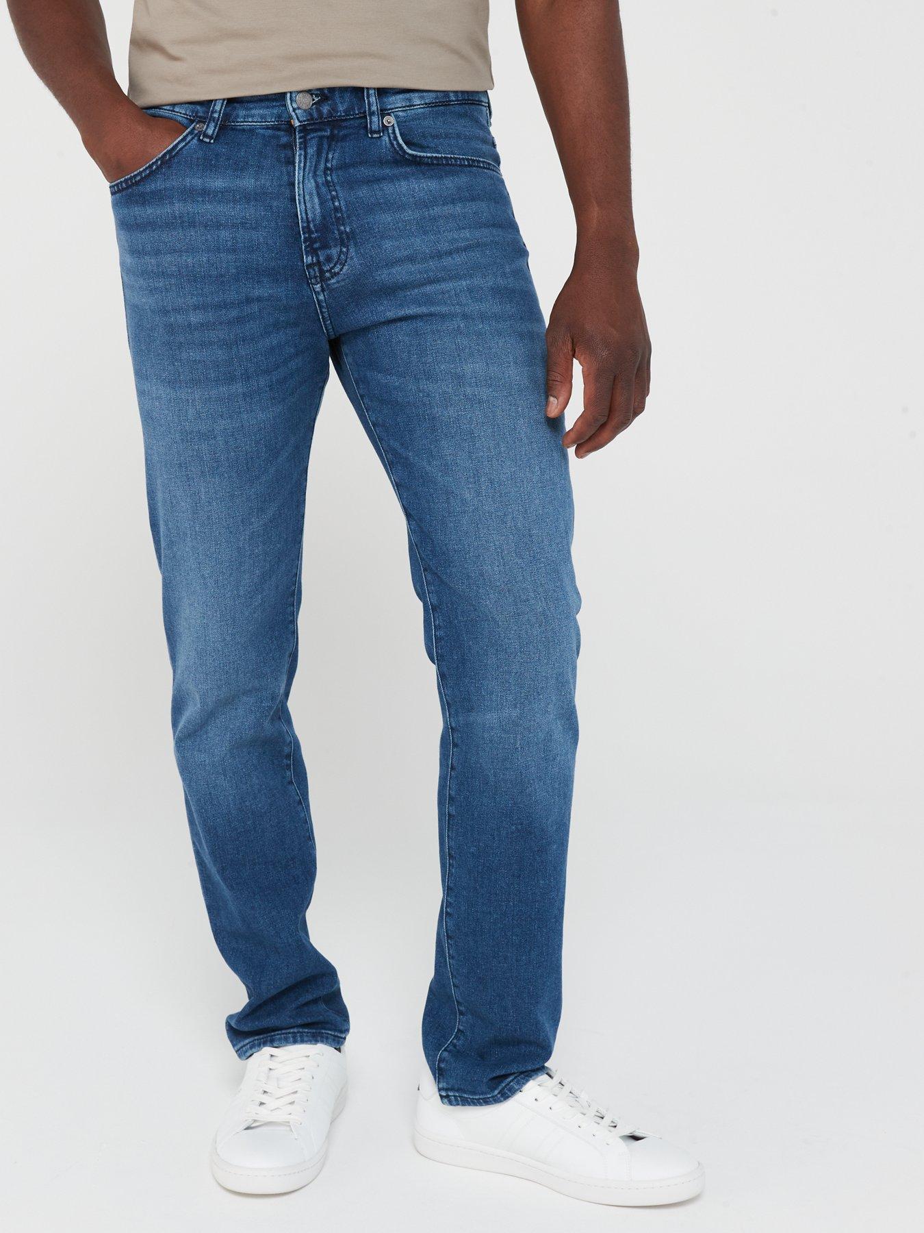 Image 1 of 5 of BOSS Re.Maine Regular Fit Jeans - Blue