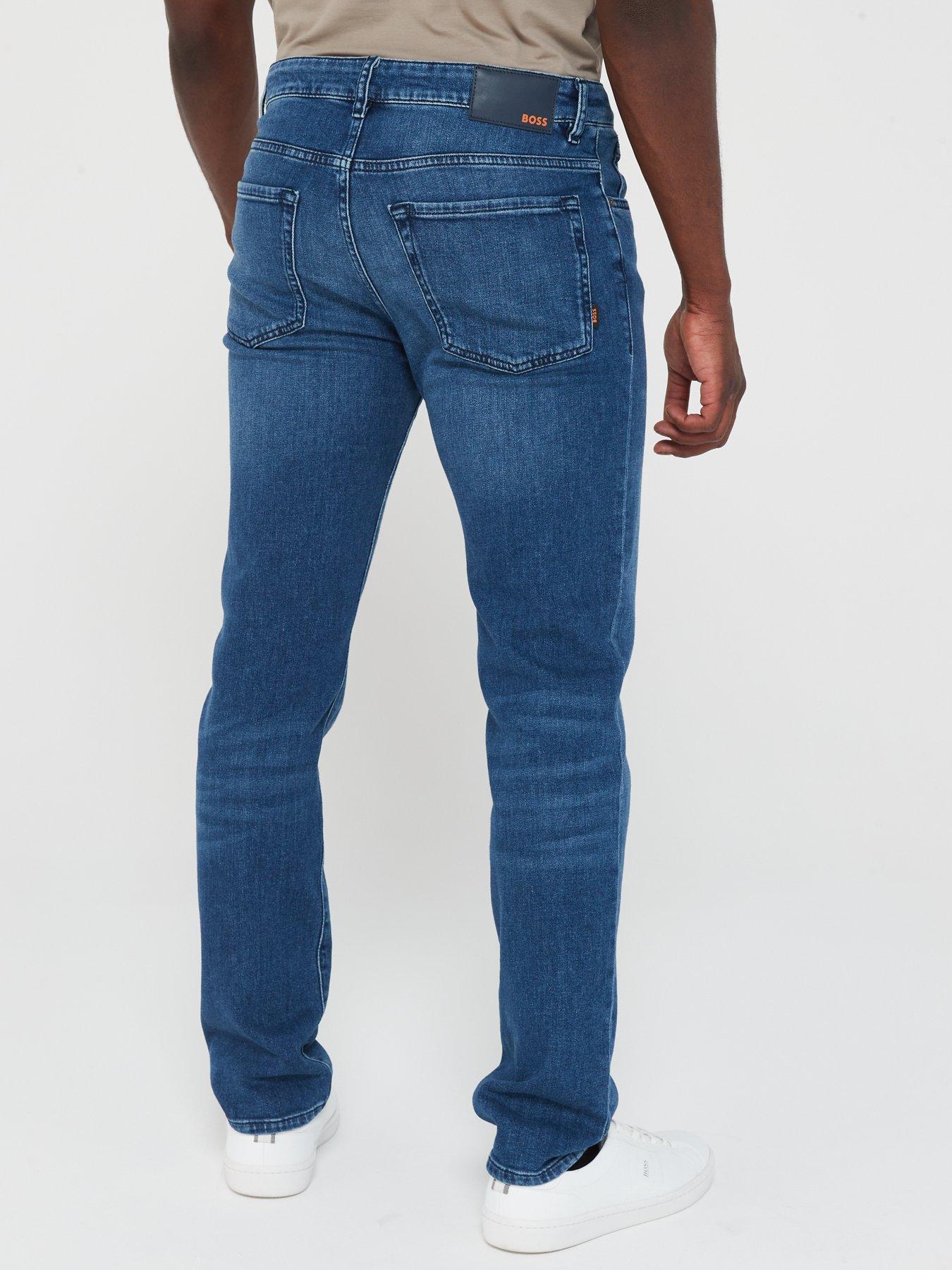 Image 2 of 5 of BOSS Re.Maine Regular Fit Jeans - Blue