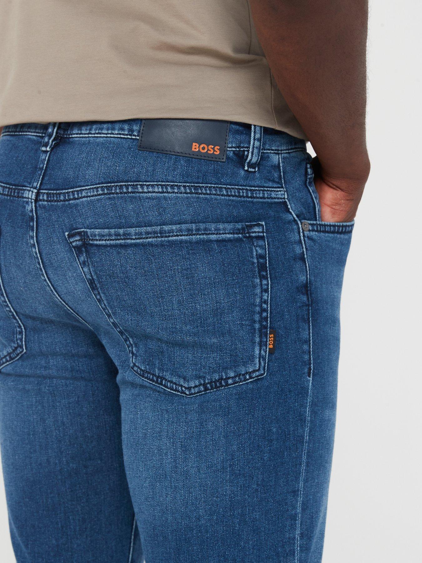 Image 4 of 5 of BOSS Re.Maine Regular Fit Jeans - Blue