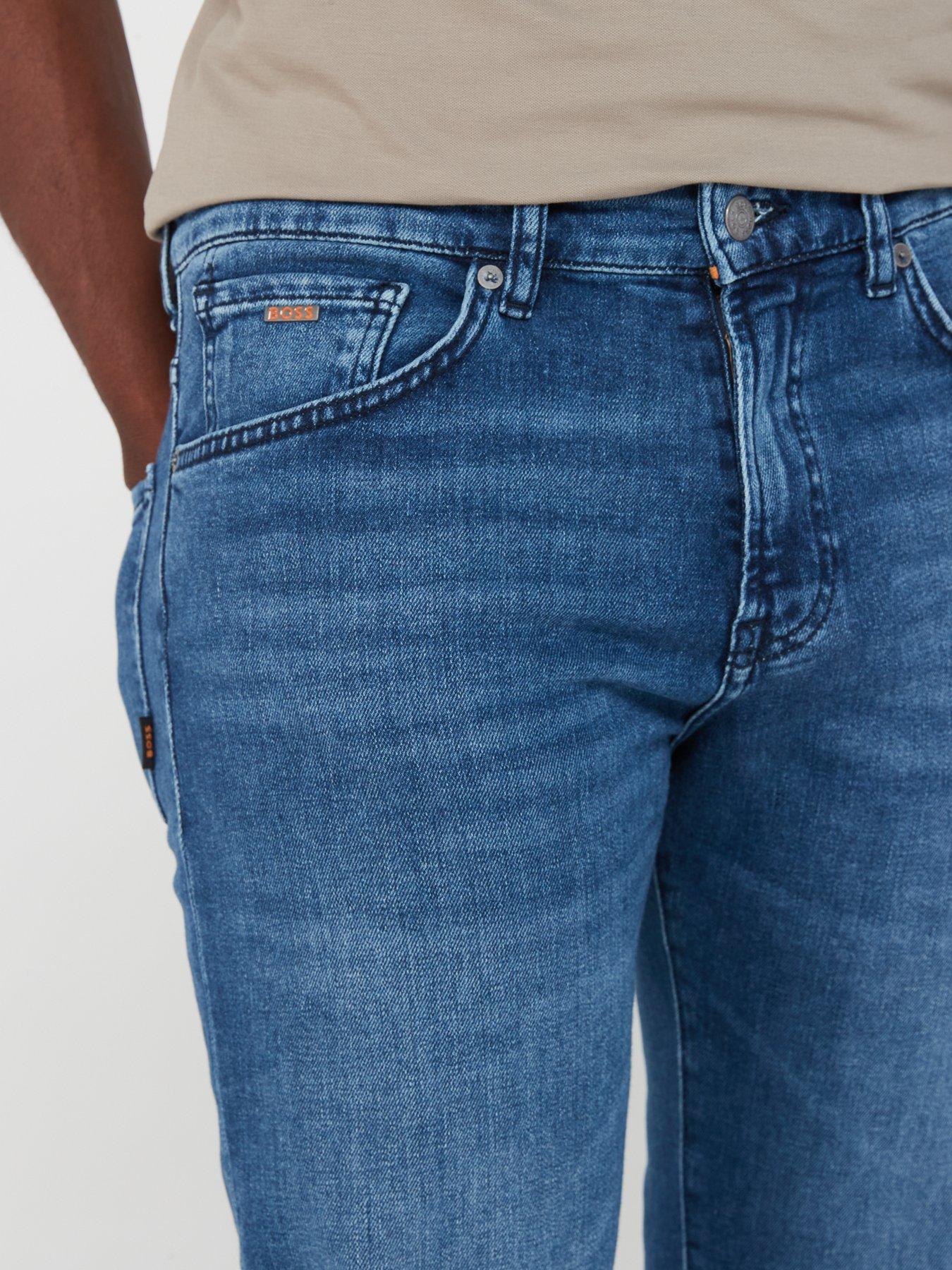 Image 5 of 5 of BOSS Re.Maine Regular Fit Jeans - Blue