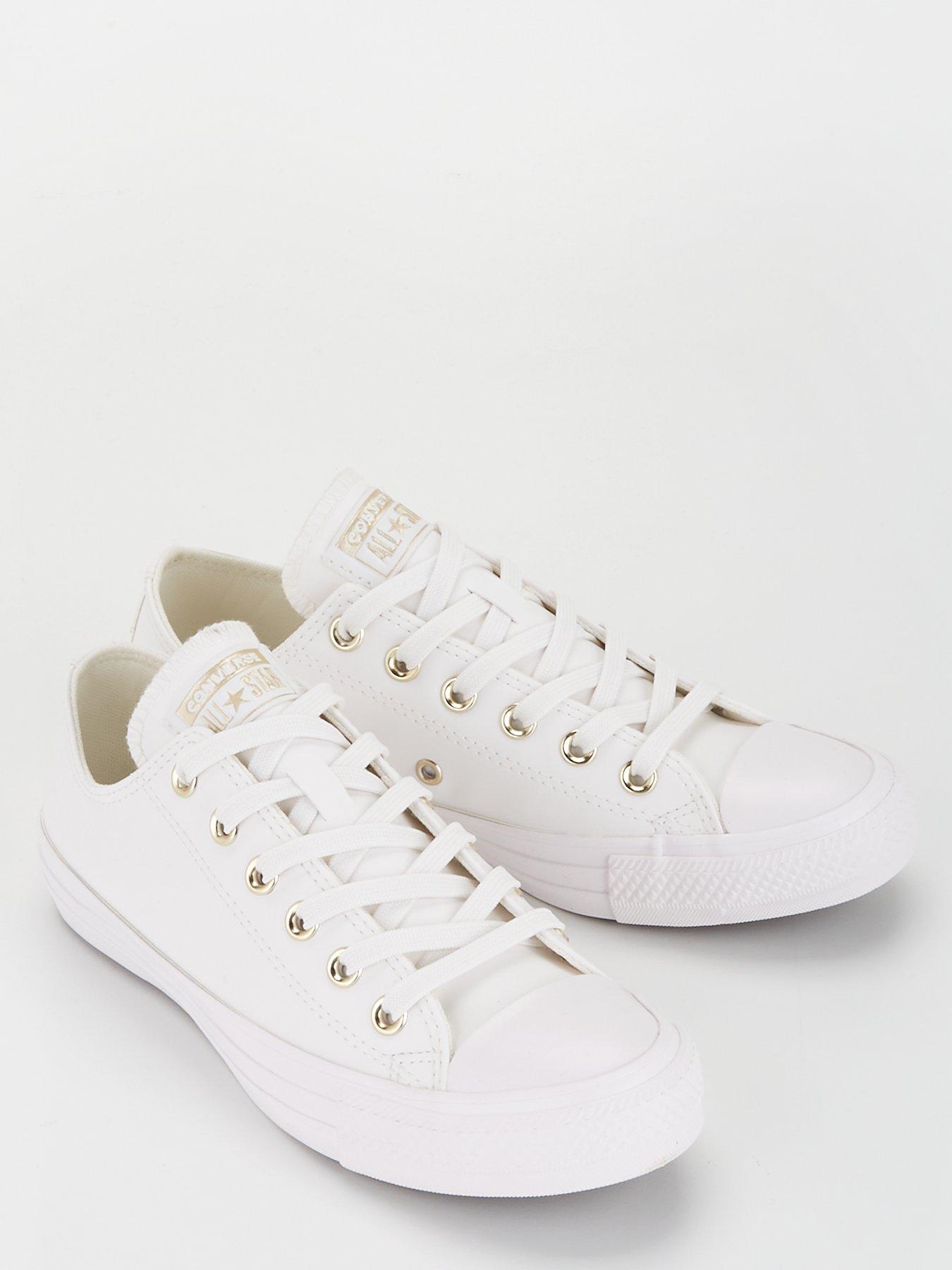 converse-womens-ox-trainers-whitestillFront