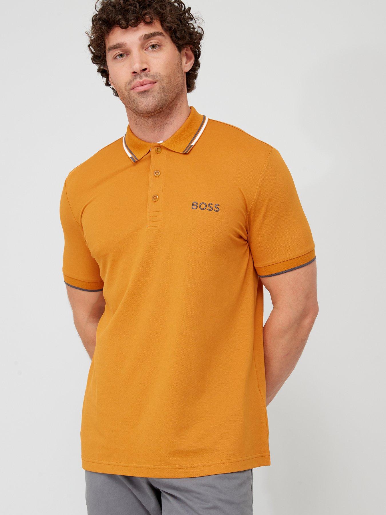 Orange boss best sale polo