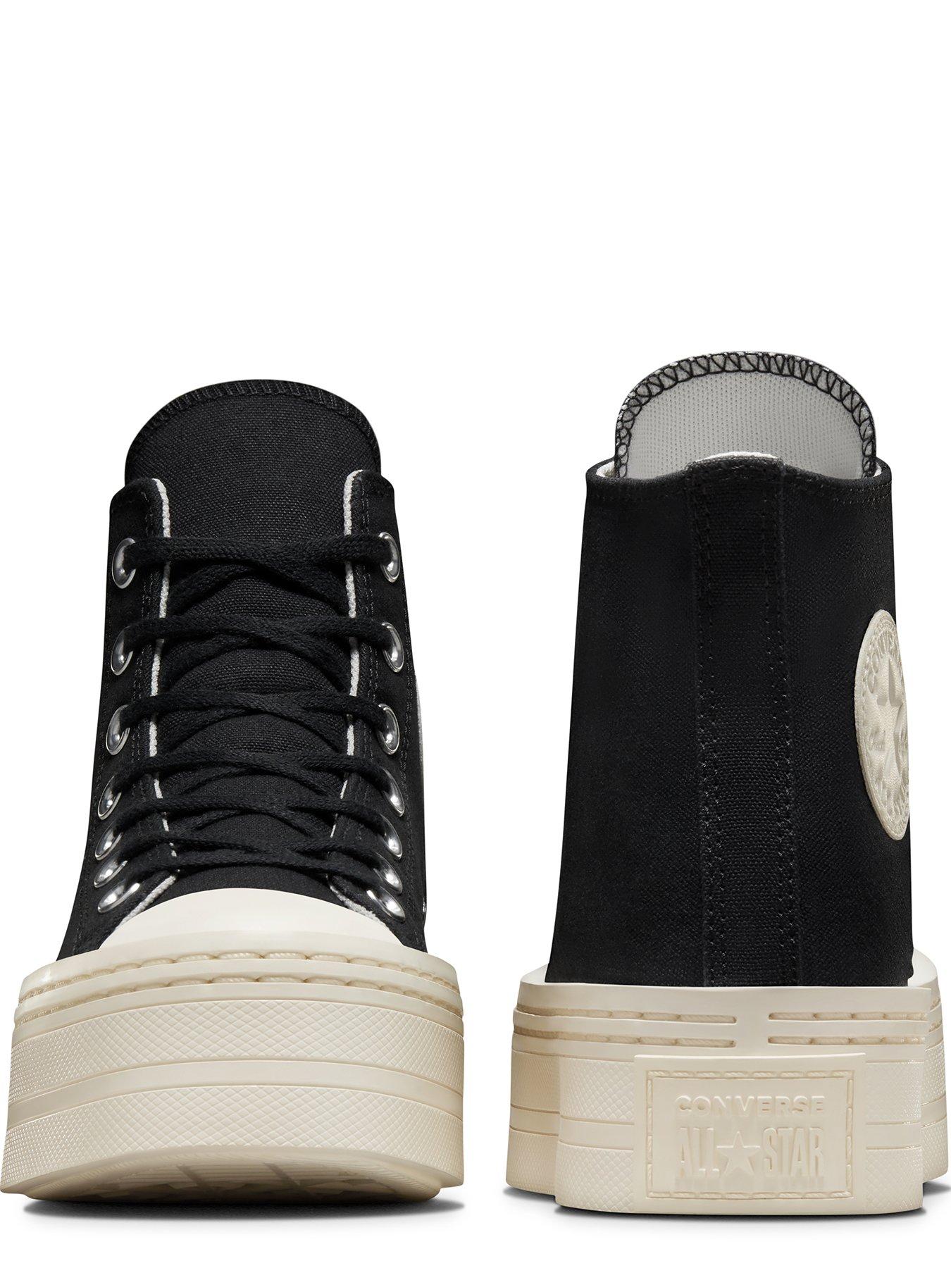 converse-womens-modern-lift-hi-top-trainers-blackstillFront