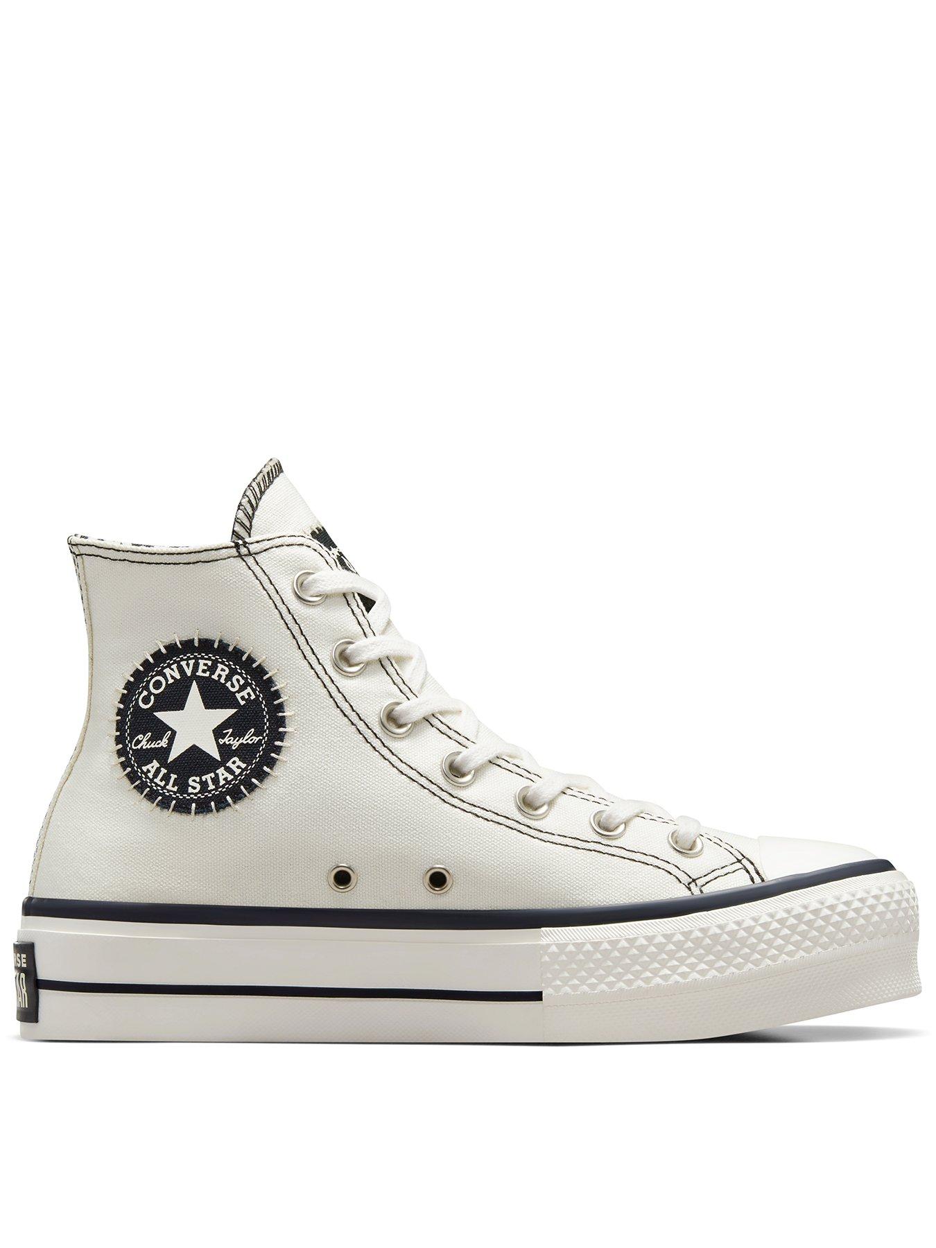 Cream high top converse womens clearance