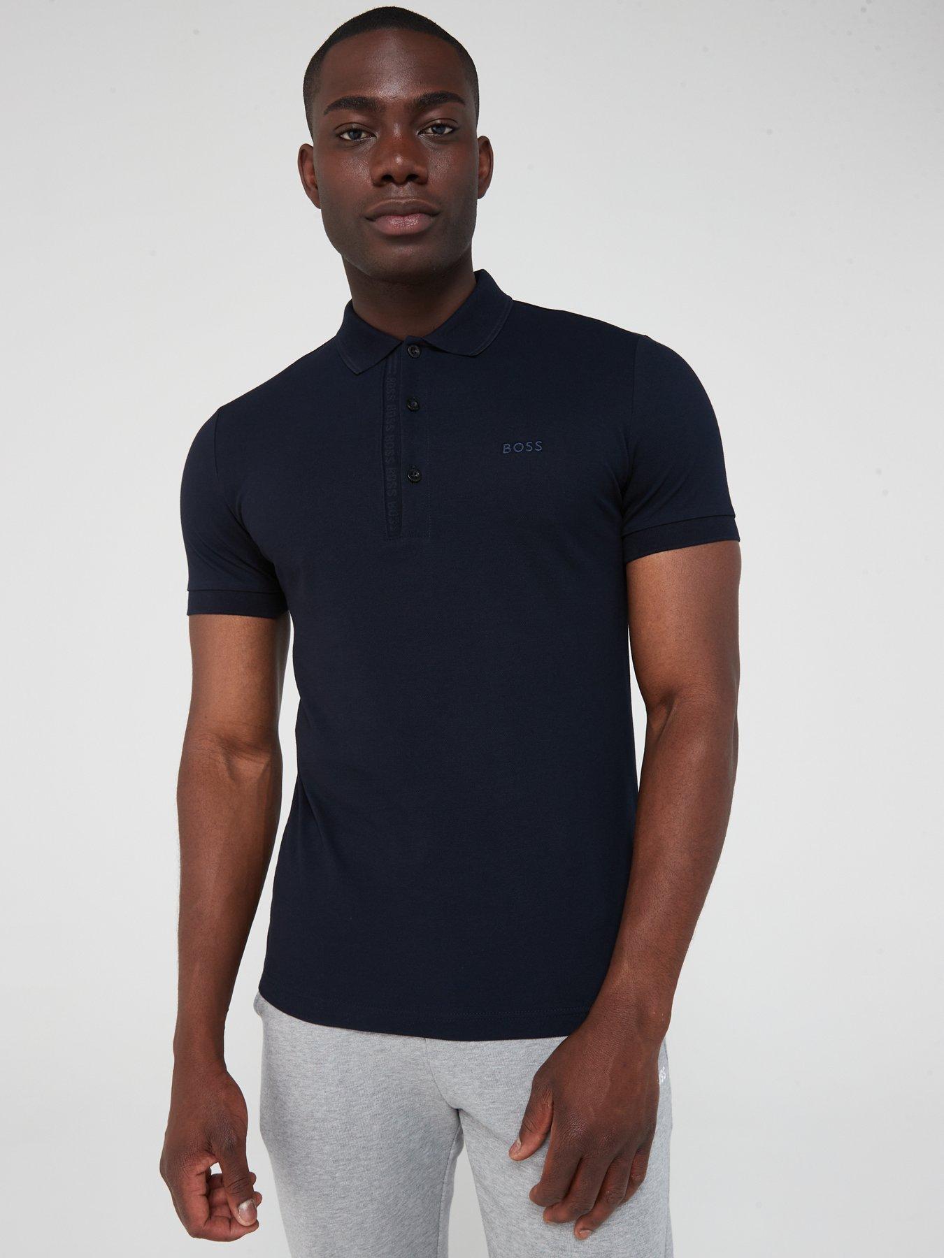 Mens slim shop fit polo shirt