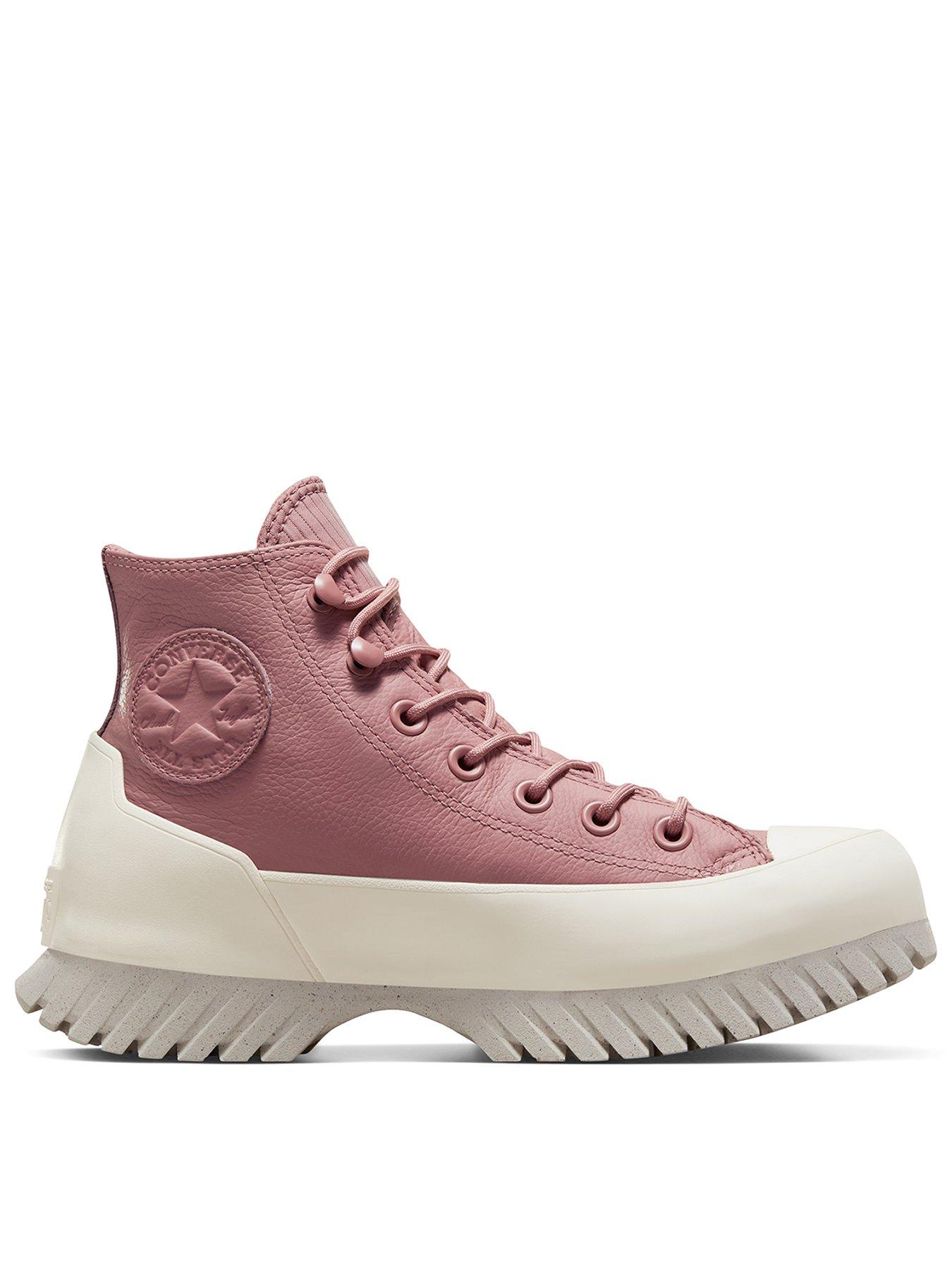 Converse all 2024 star pink leather