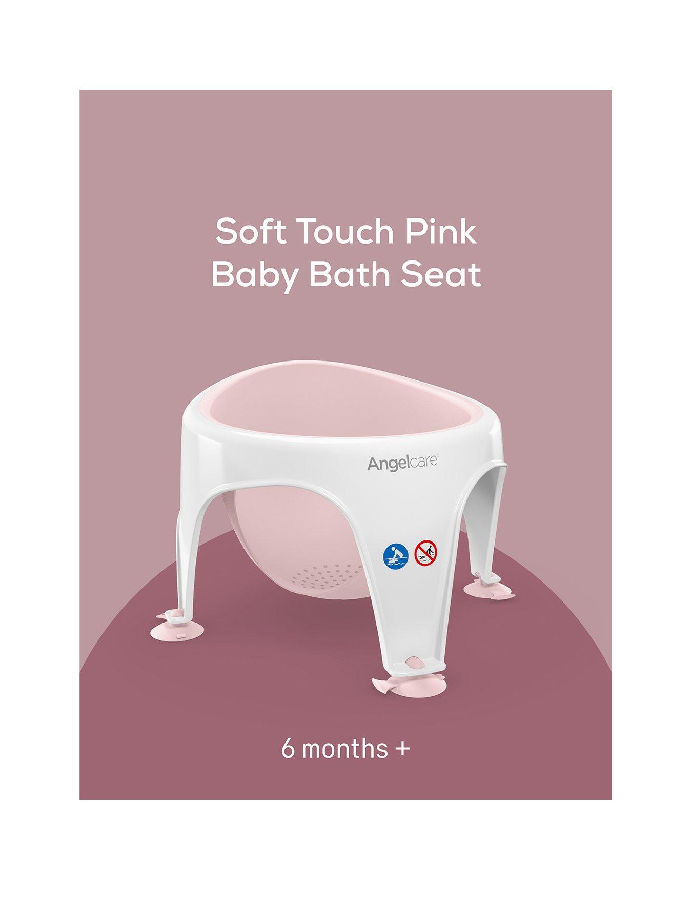Image 2 of 6 of Angelcare Angelcare Soft Touch Baby Bath Seat - Pink