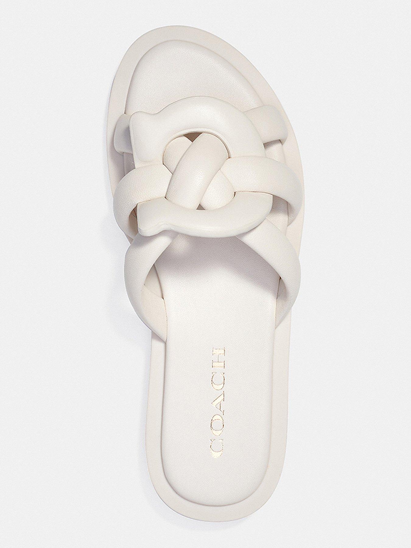 Coach chalk online sandals