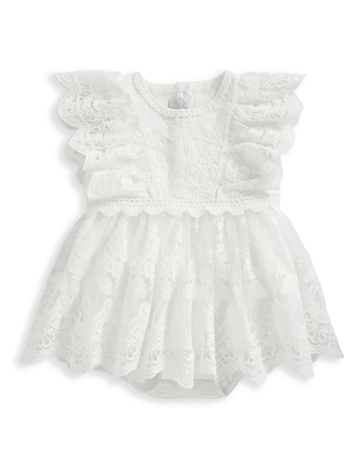 Ivory/Off White Baby Girls Frilly Christening Pants IRELAND –