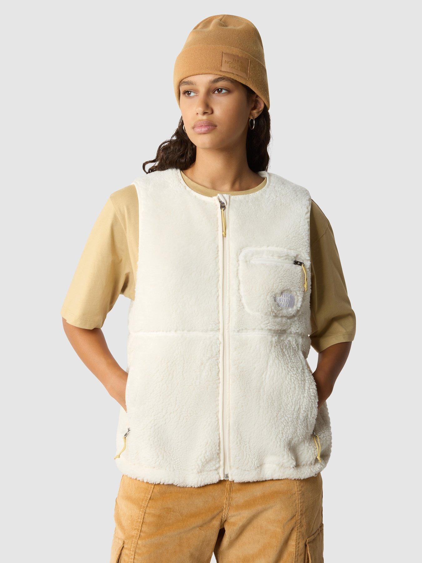 North face white clearance vest