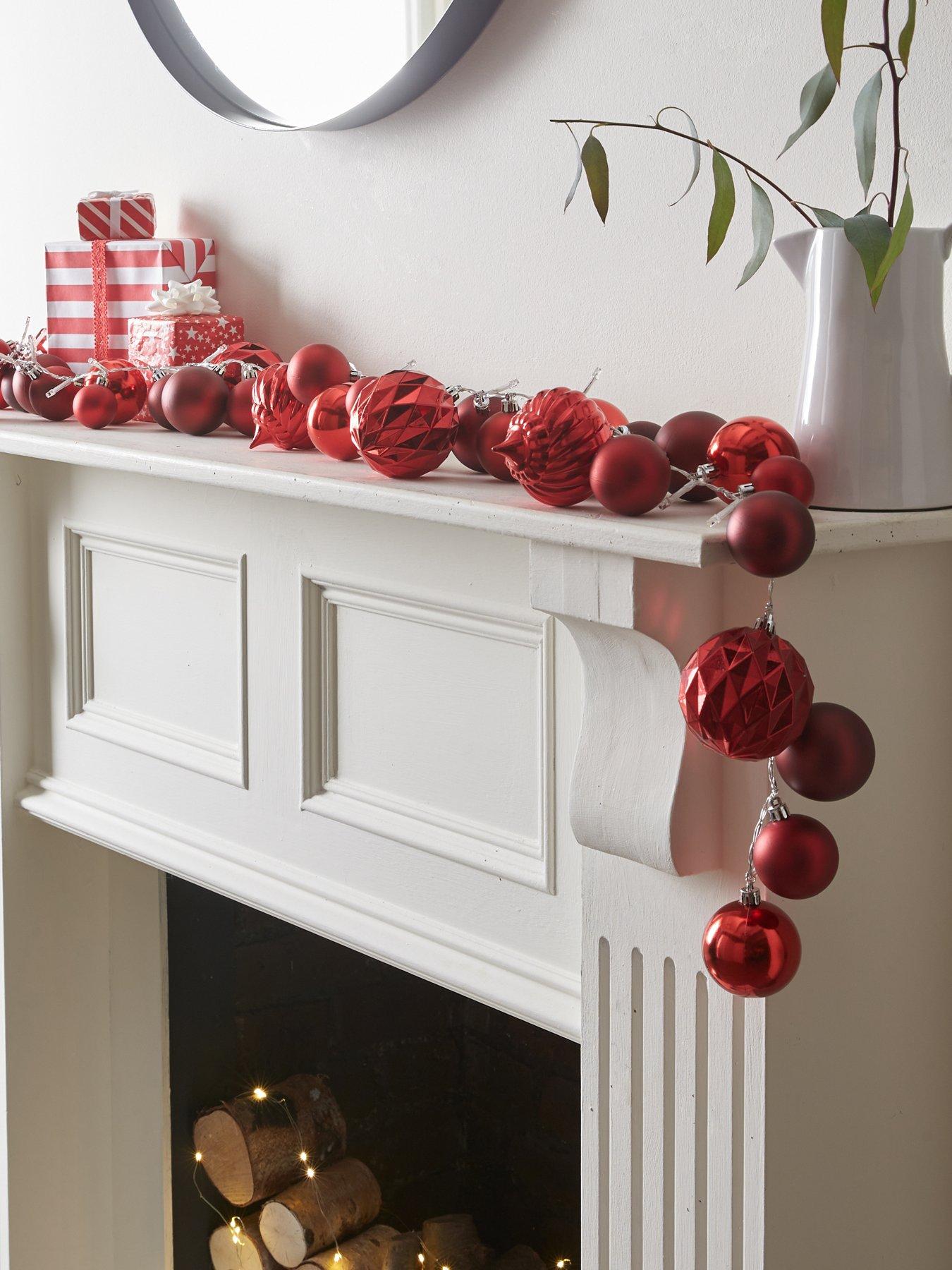 very-home-5ft-red-bauble-pre-lit-christmasnbsplights