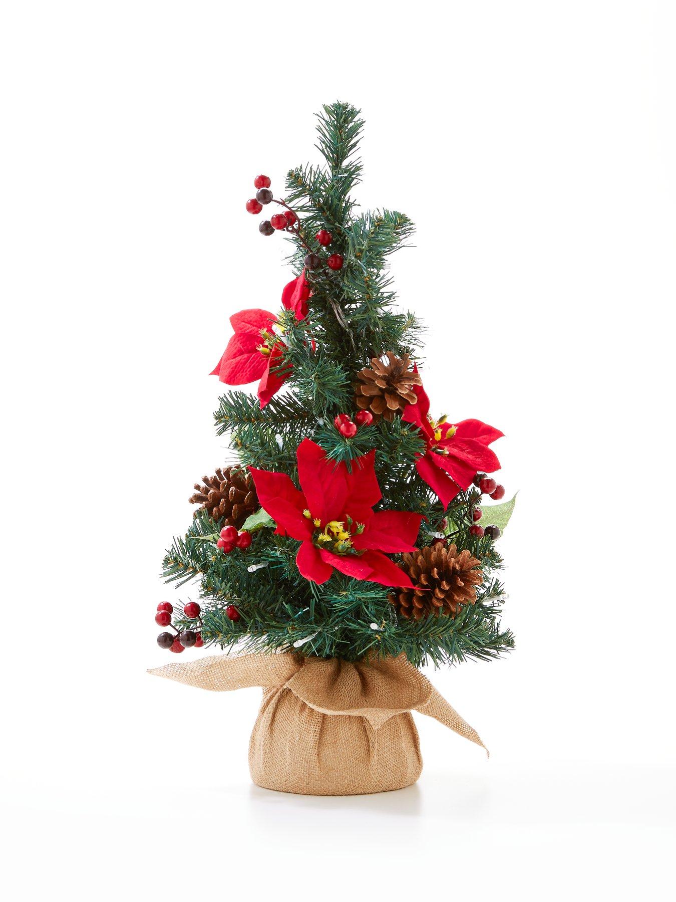 everyday-24-inchnbsppoinsettia-table-top-pre-lit-christmas-treestillFront