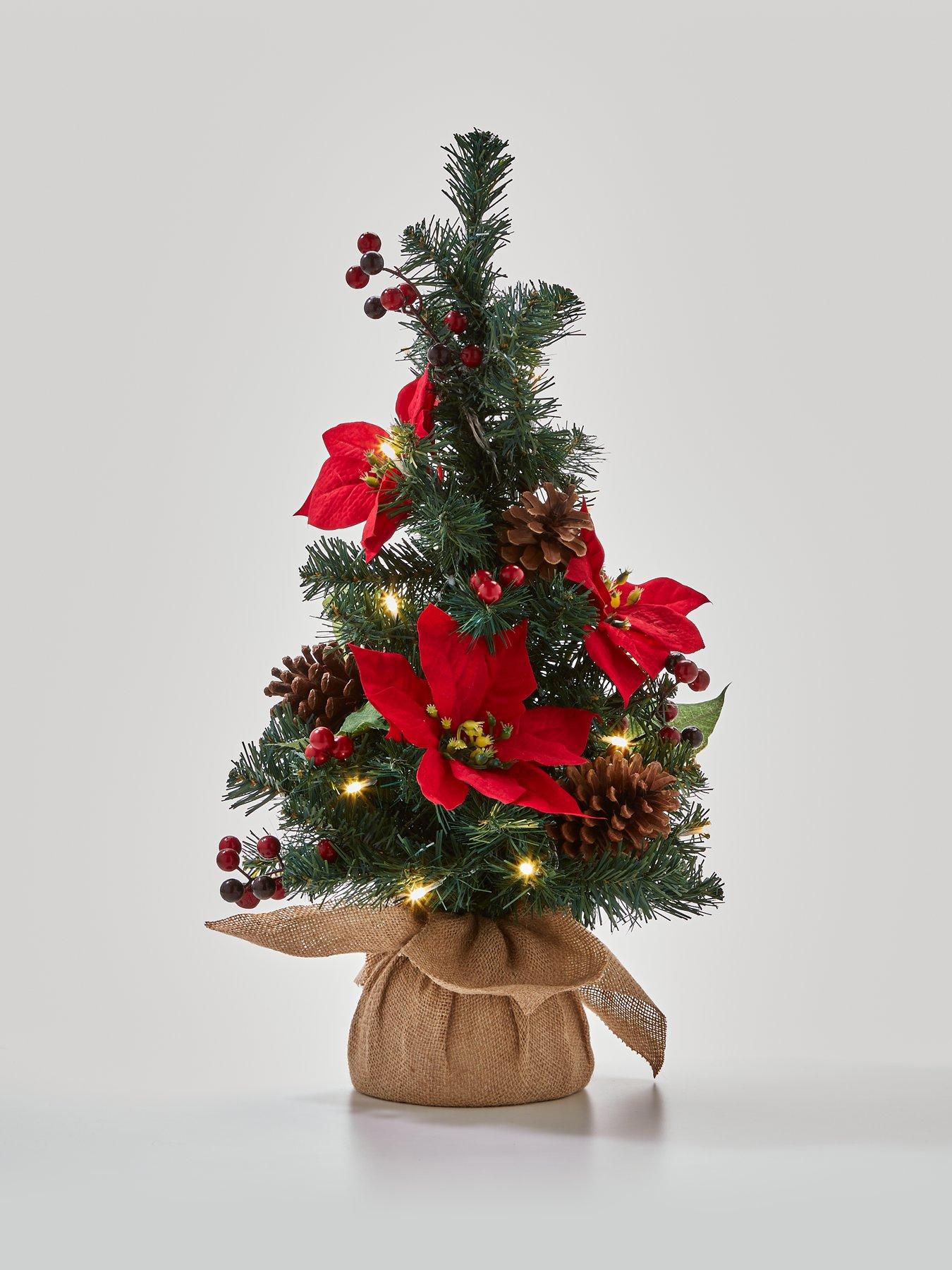 everyday-24-inchnbsppoinsettia-table-top-pre-lit-christmas-treeback