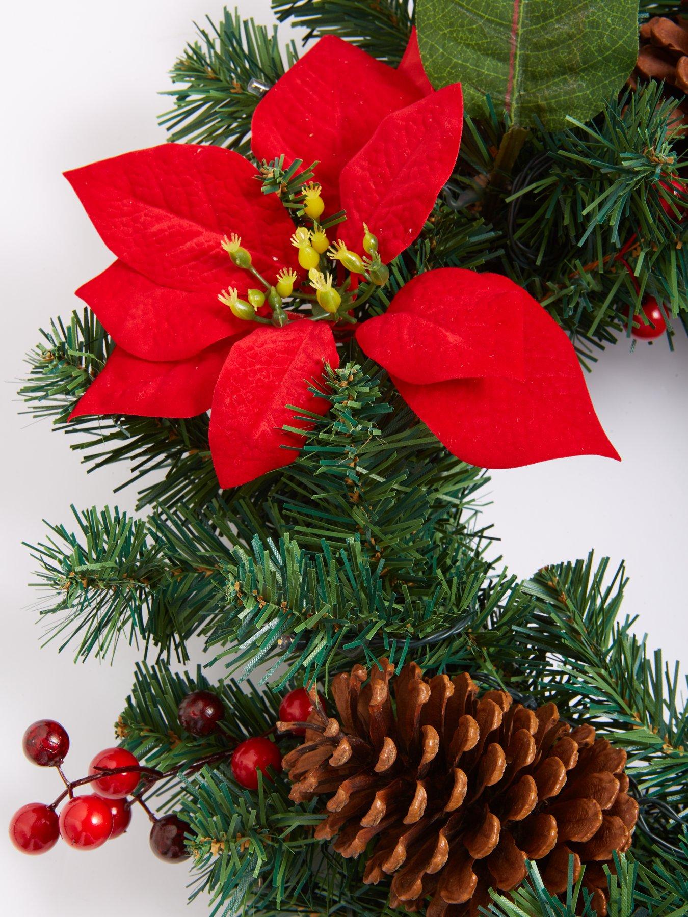 everyday-poinsettia-pre-lit-christmas-wreath-reddetail