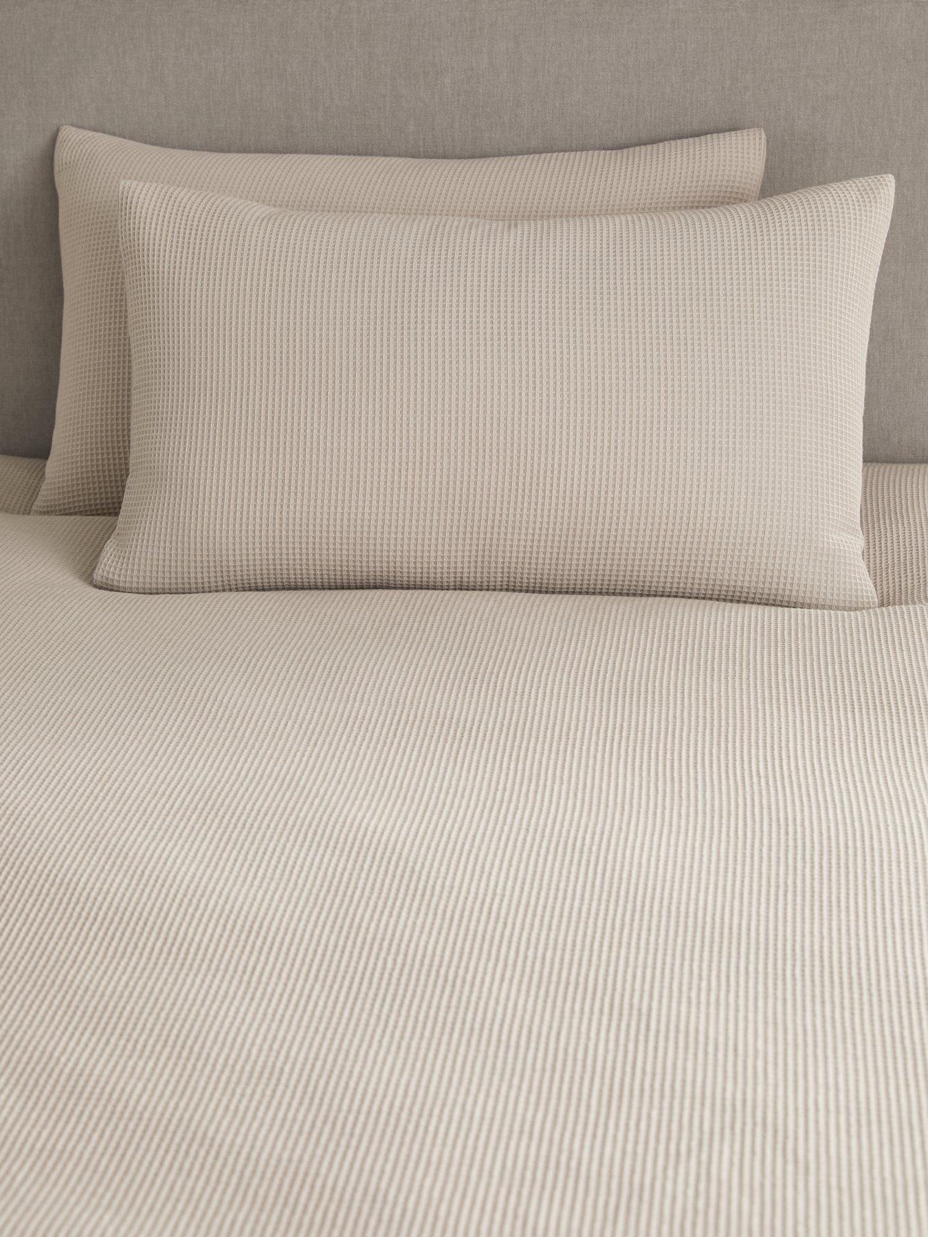 Image 5 of 5 of The Very Collection Waffle Duvet Cover Set - Natural