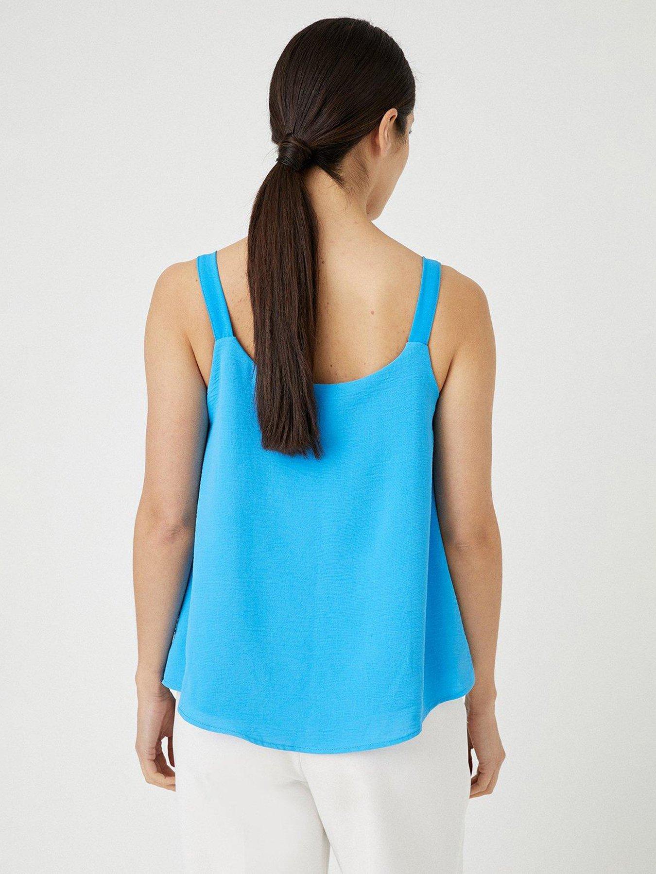 wallis-v-neck-cami-bluestillFront