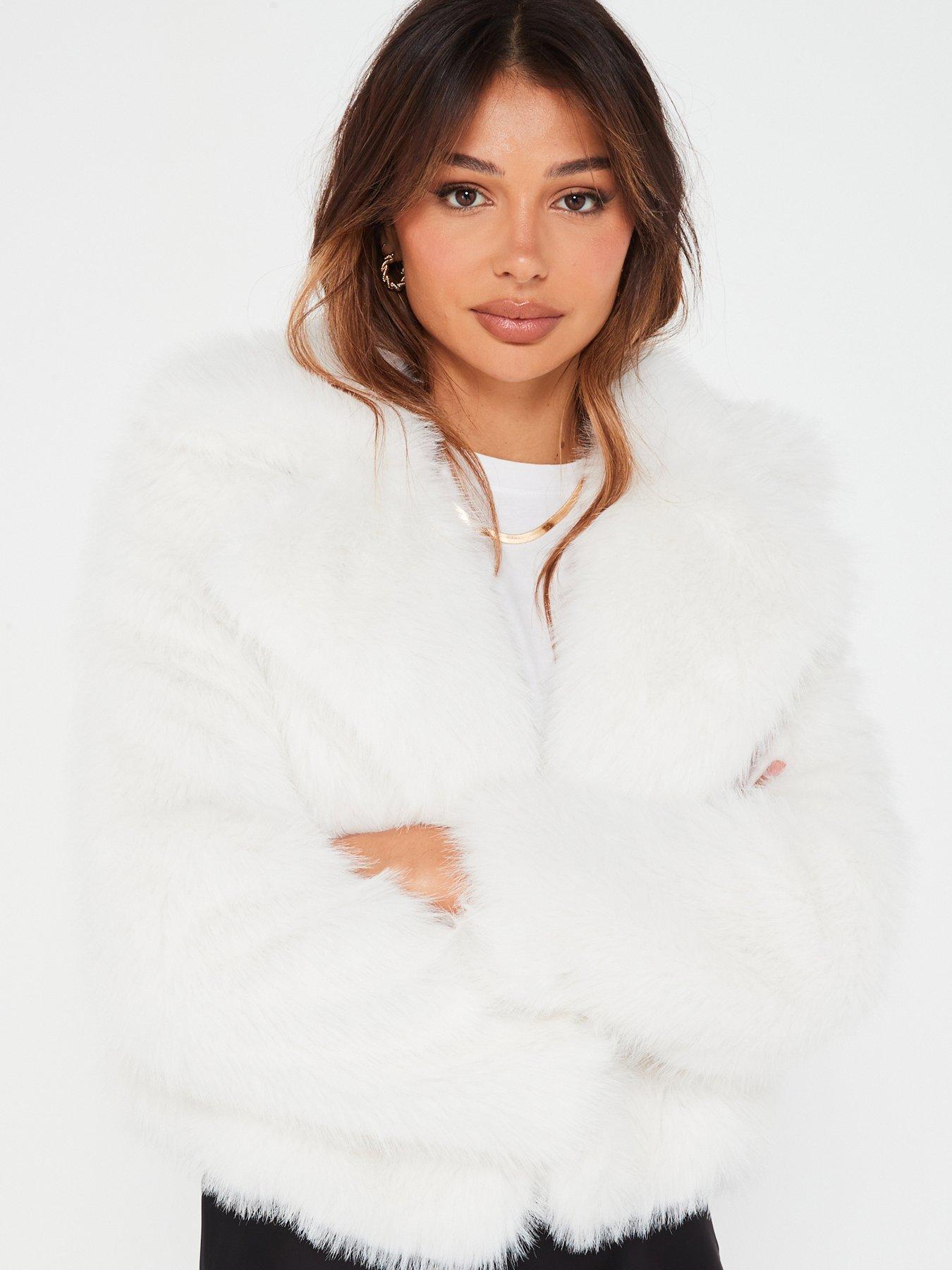 Borg Faux Fur Short Coat