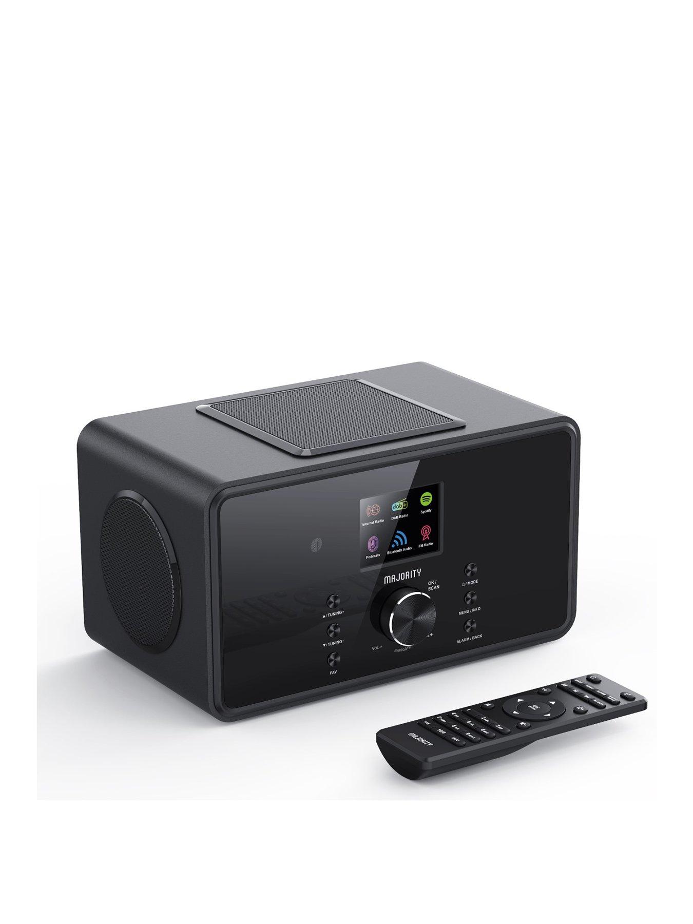 Image 1 of 8 of Majority Bard Music System with Internet, DAB and FM Radio Black