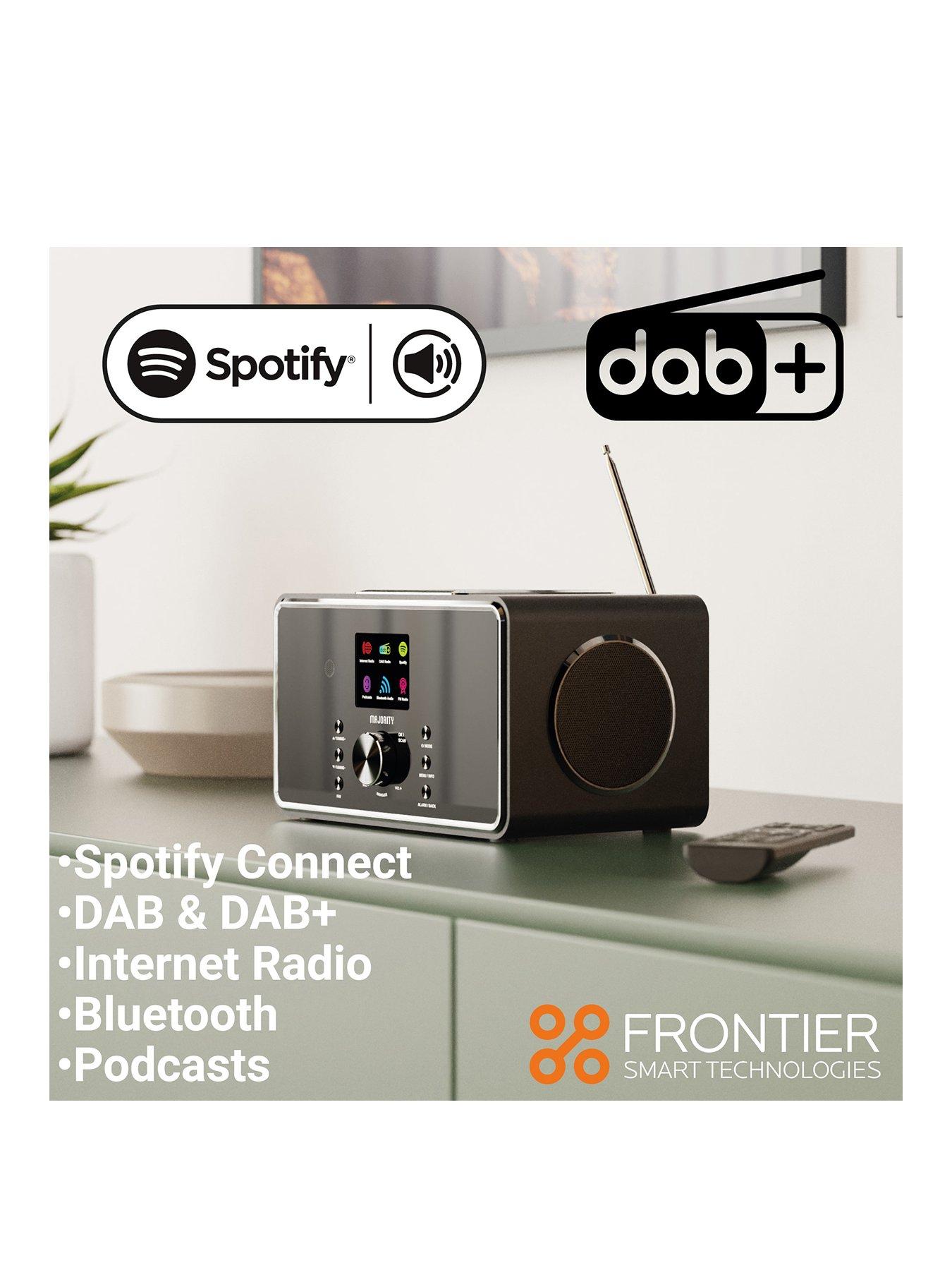 Image 2 of 8 of Majority Bard Music System with Internet, DAB and FM Radio Black