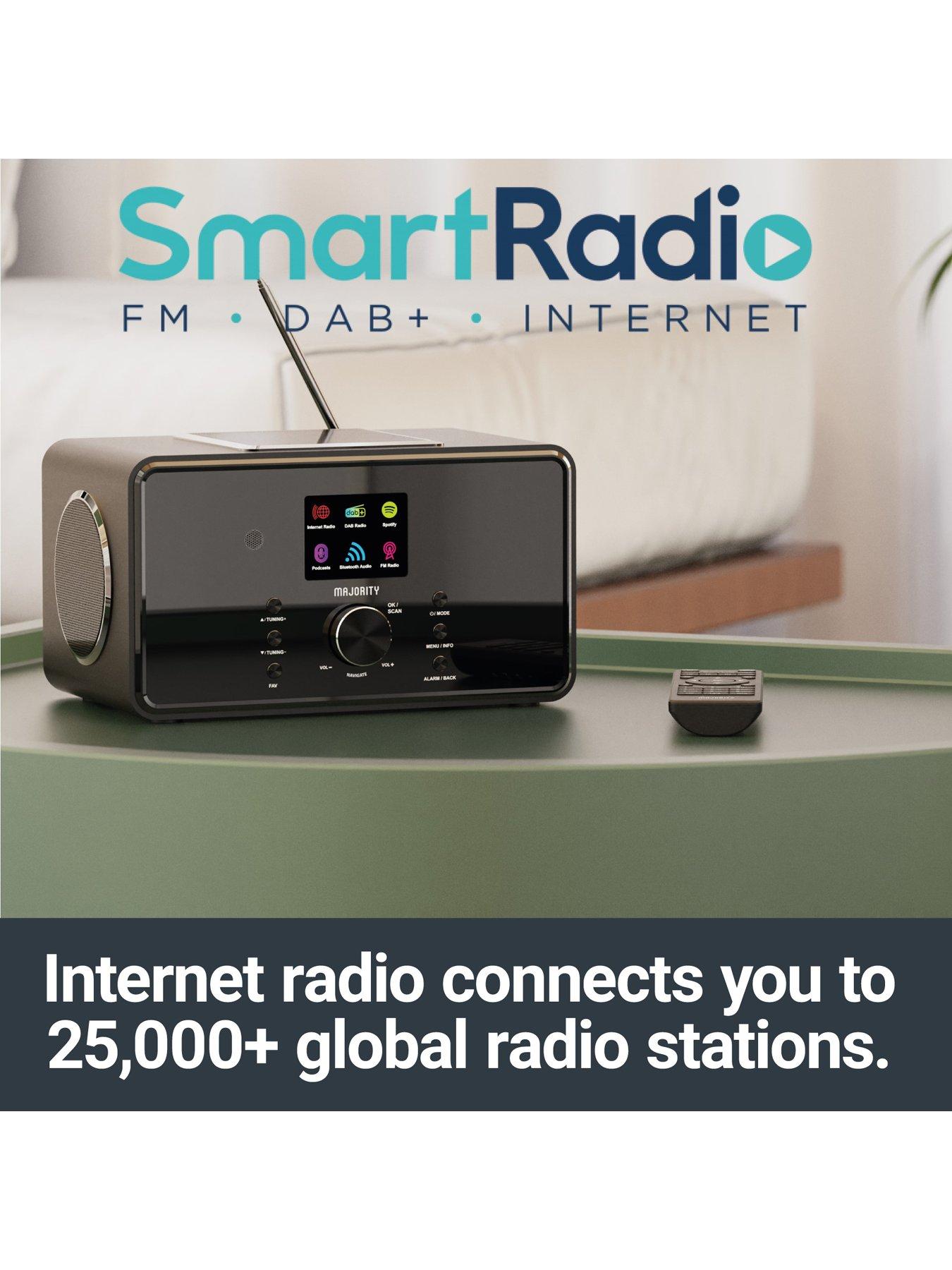 Image 4 of 8 of Majority Bard Music System with Internet, DAB and FM Radio Black