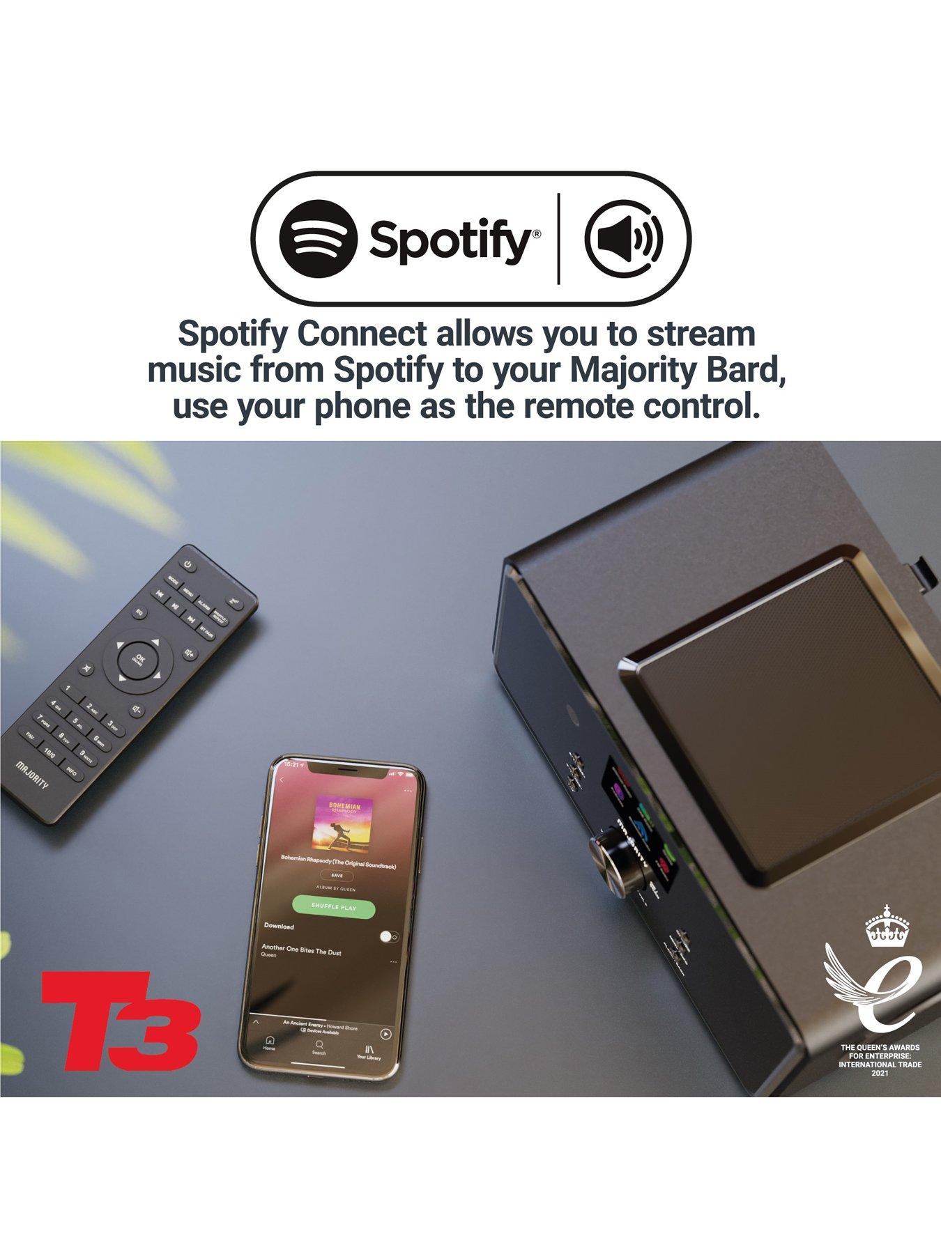 Image 5 of 8 of Majority Bard Music System with Internet, DAB and FM Radio Black
