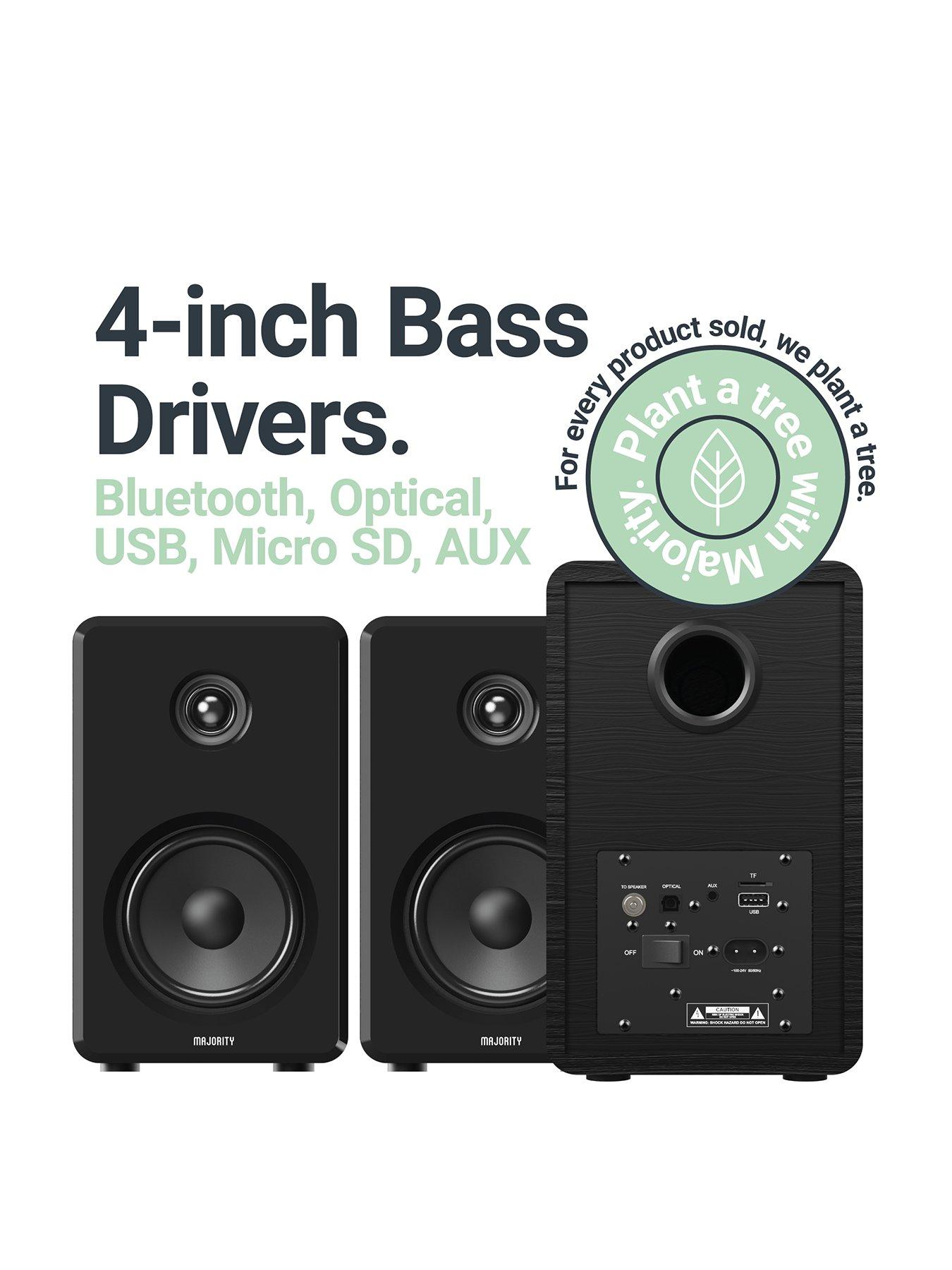 Image 3 of 7 of Majority Majority D40 Bookshelf Monitor Speakers