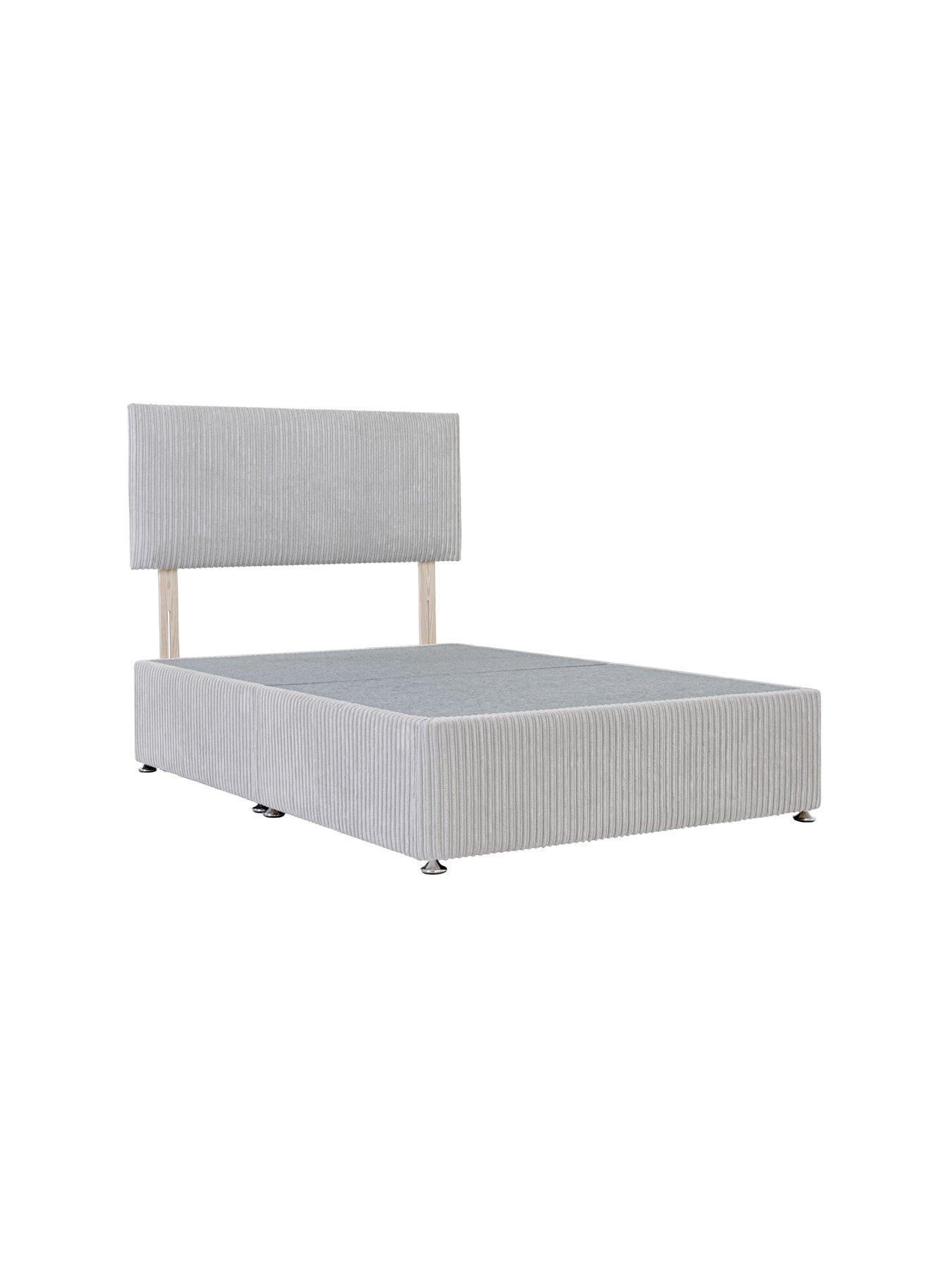 Image 3 of 5 of Airsprung Jumbo Cord Divan Base Only (Headboard Not Included)