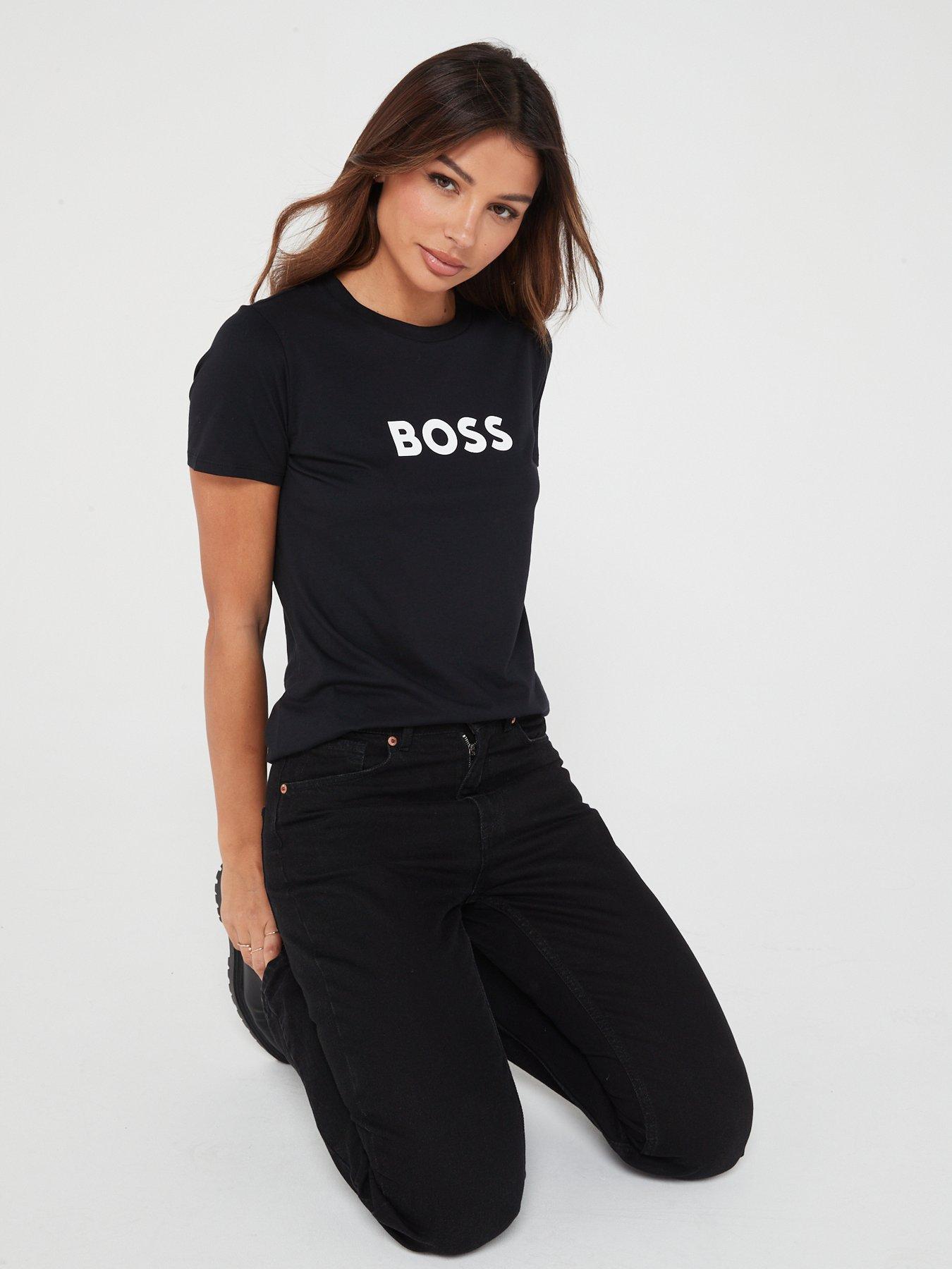 Image 4 of 4 of BOSS Boss Elogo T-shirt - Black