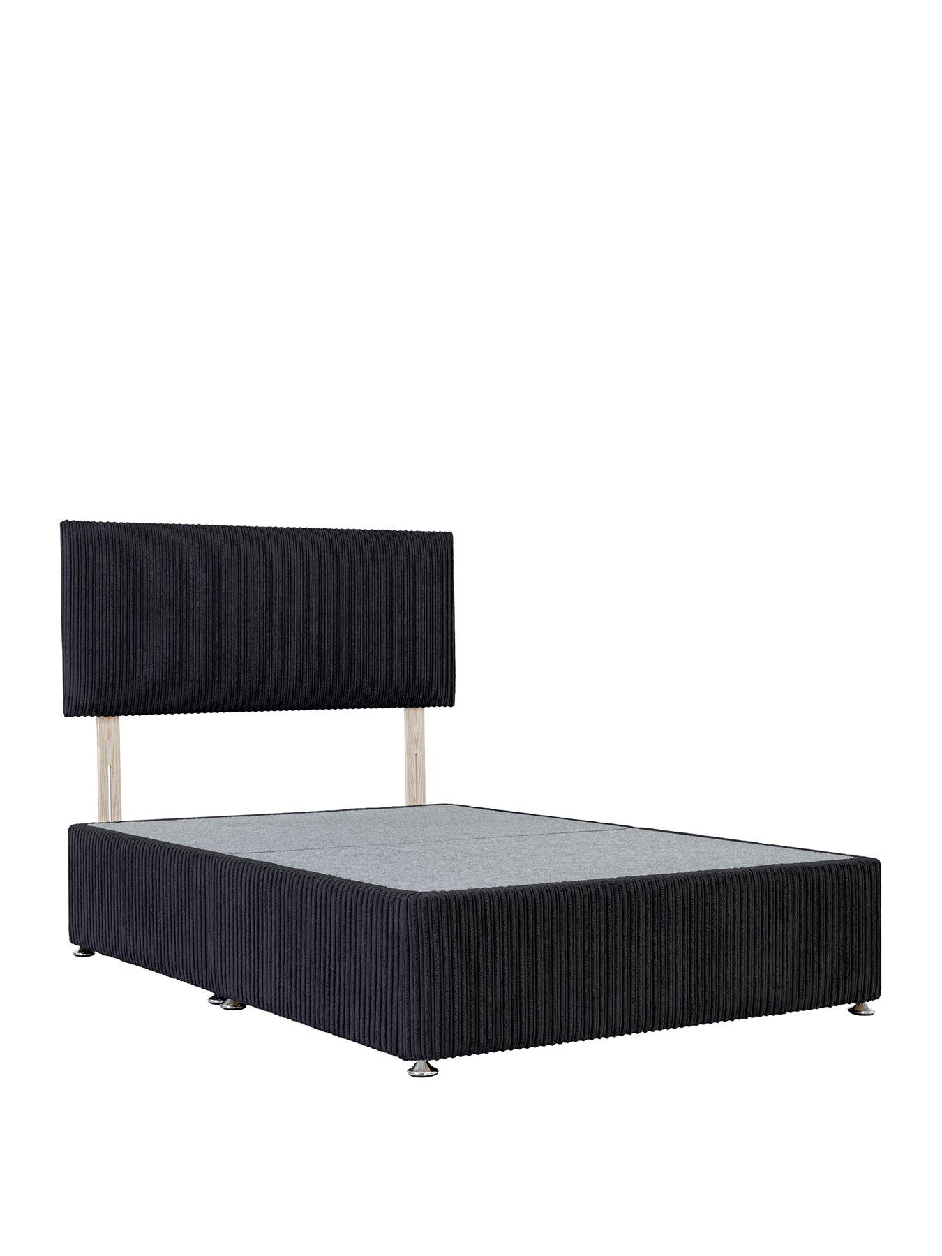 Image 1 of 5 of Airsprung Jumbo Cord Divan Base Only (Headboard Not Included)