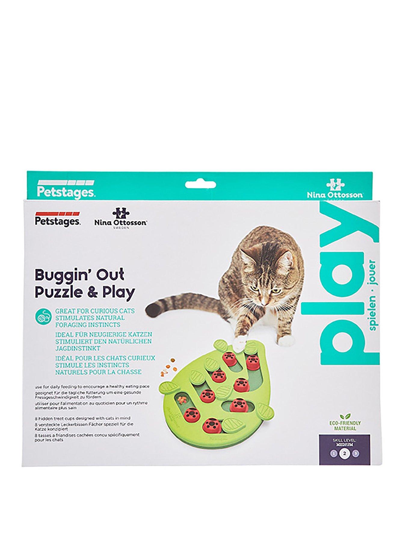 Nina Ottosson Buggin' Out Puzzle & Play - Interactive Cat Treat  game