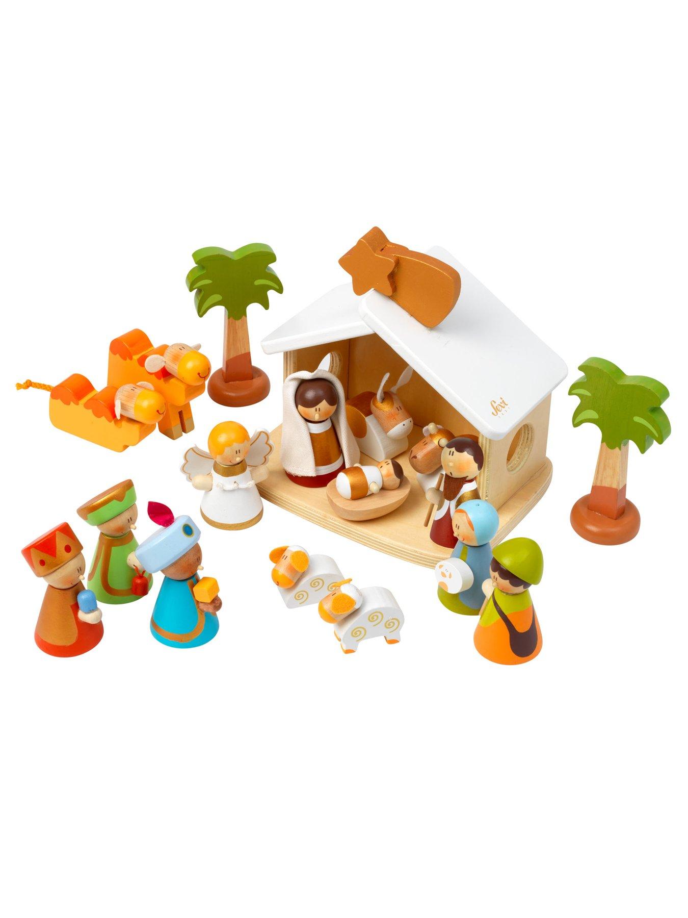undefined Sevi Wooden Nativity Set Big