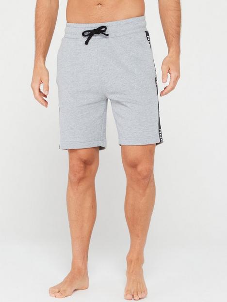 hugo-sporty-tape-logo-lounge-shorts-medium-grey