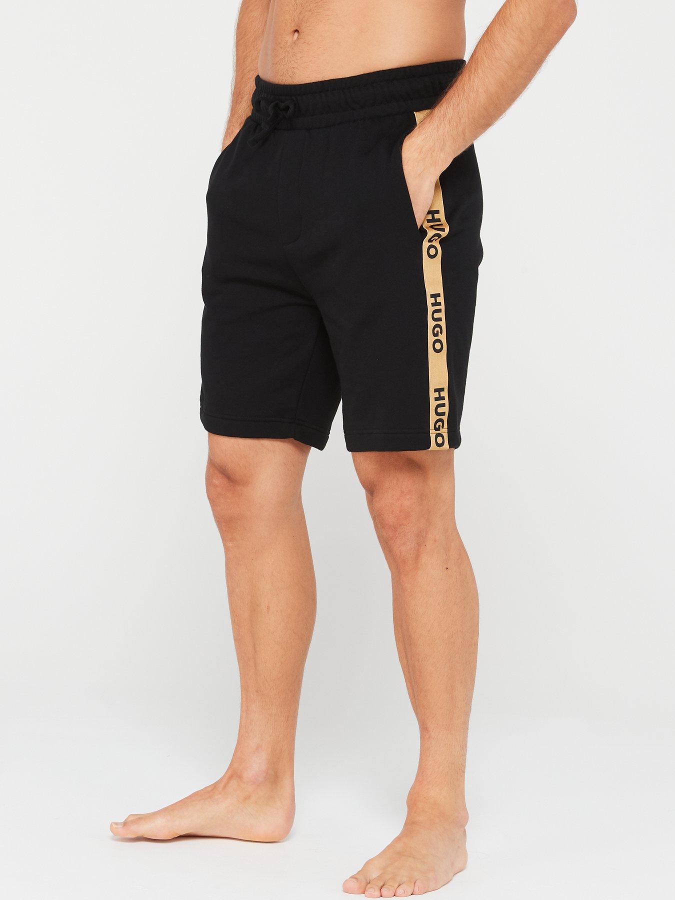 Black and gold hugo best sale boss shorts