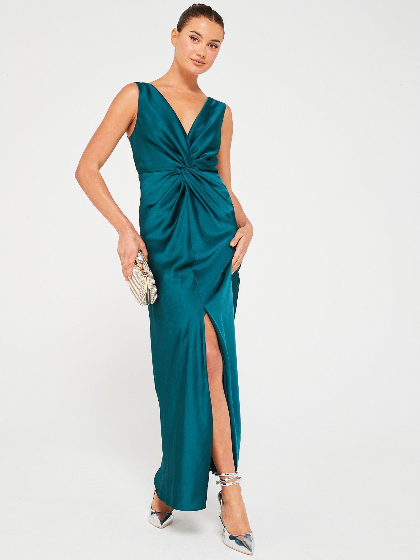 v-by-very-knot-detail-satin-cami-dress-tealback