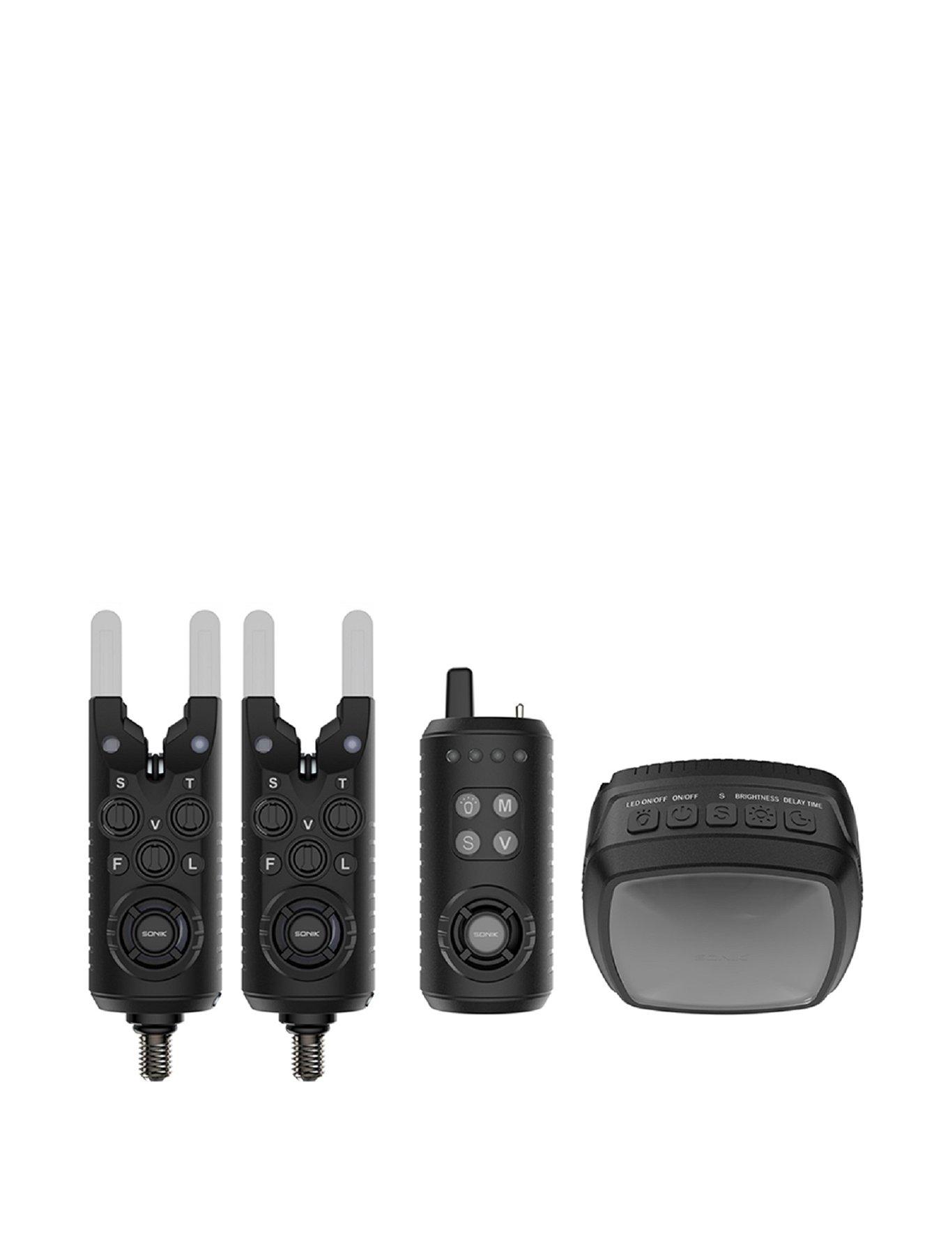 Image 1 of 3 of Sonik Gizmo&nbsp;2 Fishing Bite Alarm&nbsp;Set 2+1 + Bivvy Lamp