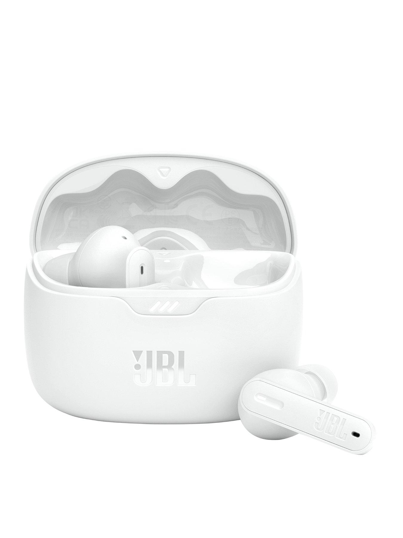 Tune Beam True Wireless Active Noise Cancelling Earbuds Dual Microphones IP54 White