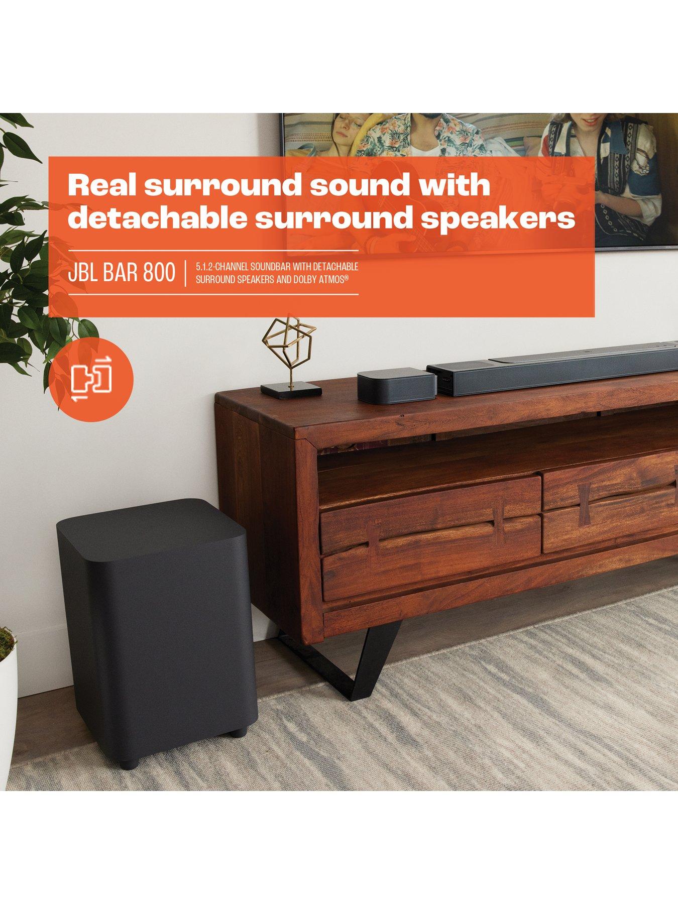 Image 5 of 6 of JBL JBL BAR 800 5.1.2-ch Soundbar with Dolby Atmos, wireless sub and detachable surround speakers