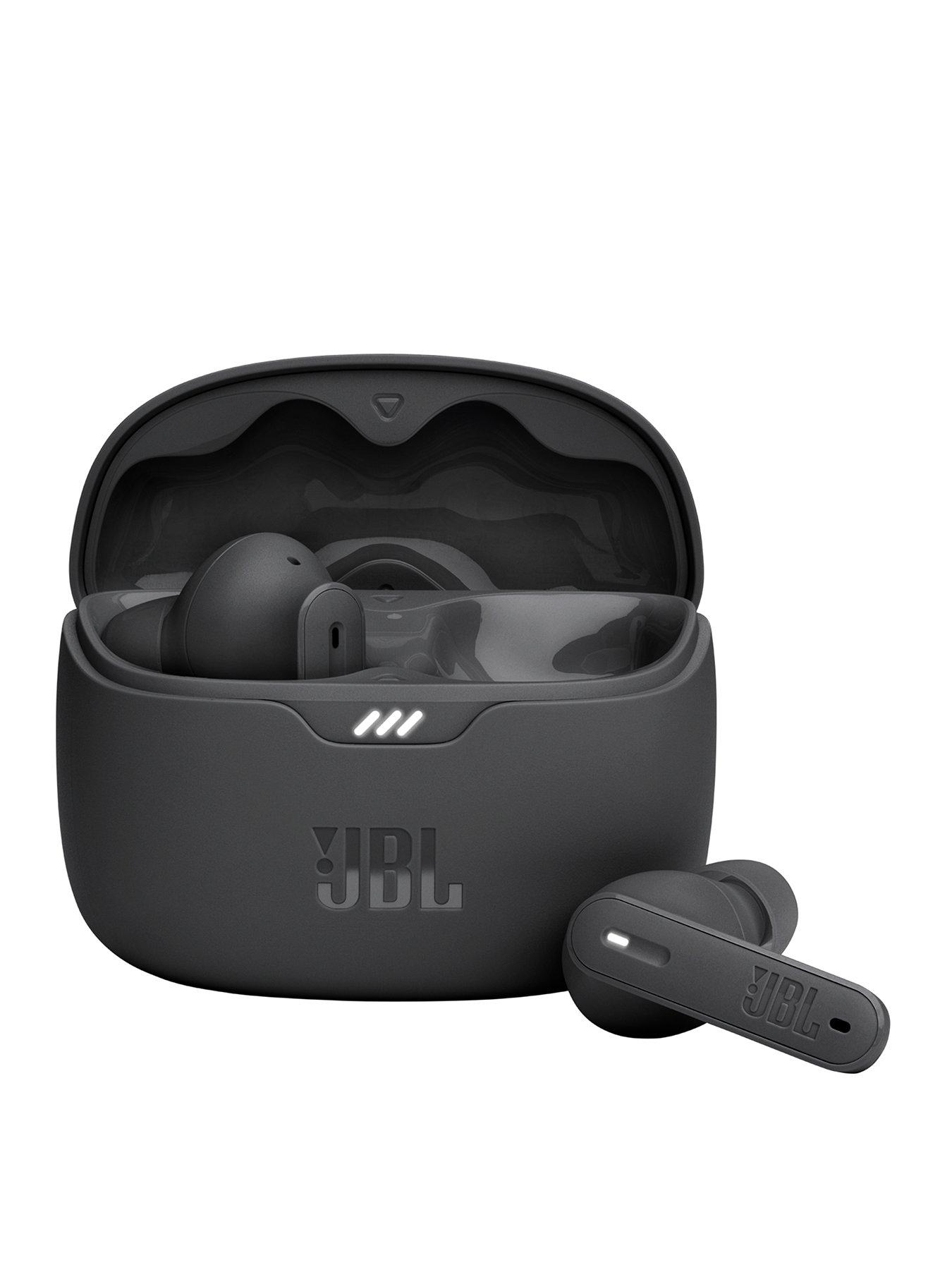 undefined Tune Beam True Wireless Active Noise Cancelling Earbuds - Dual Microphones/IP54 - White