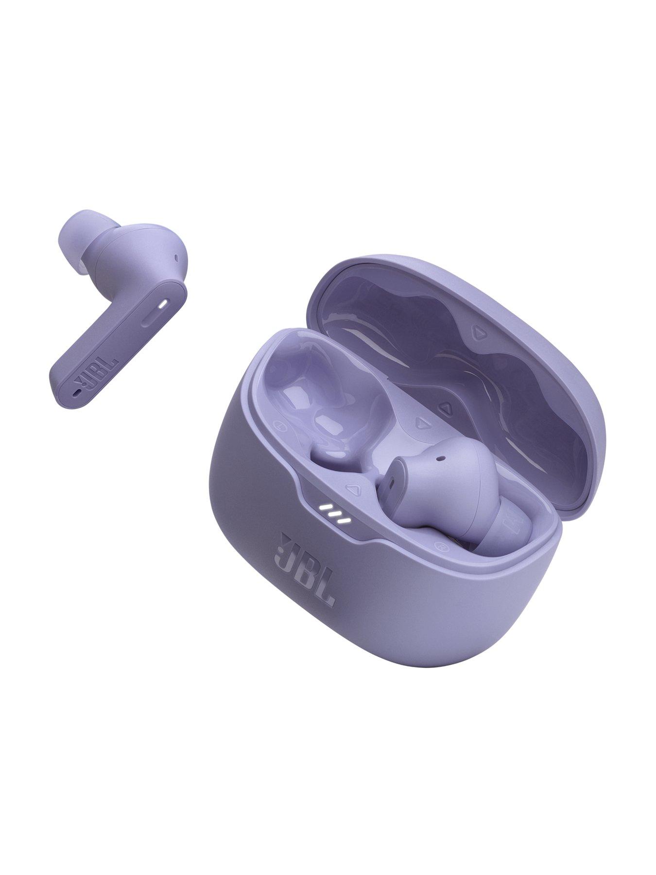 Image 5 of 6 of JBL Tune Beam True Wireless Active Noise Cancelling Earbuds -&nbsp;Dual Microphones,&nbsp;IP54 - Purple