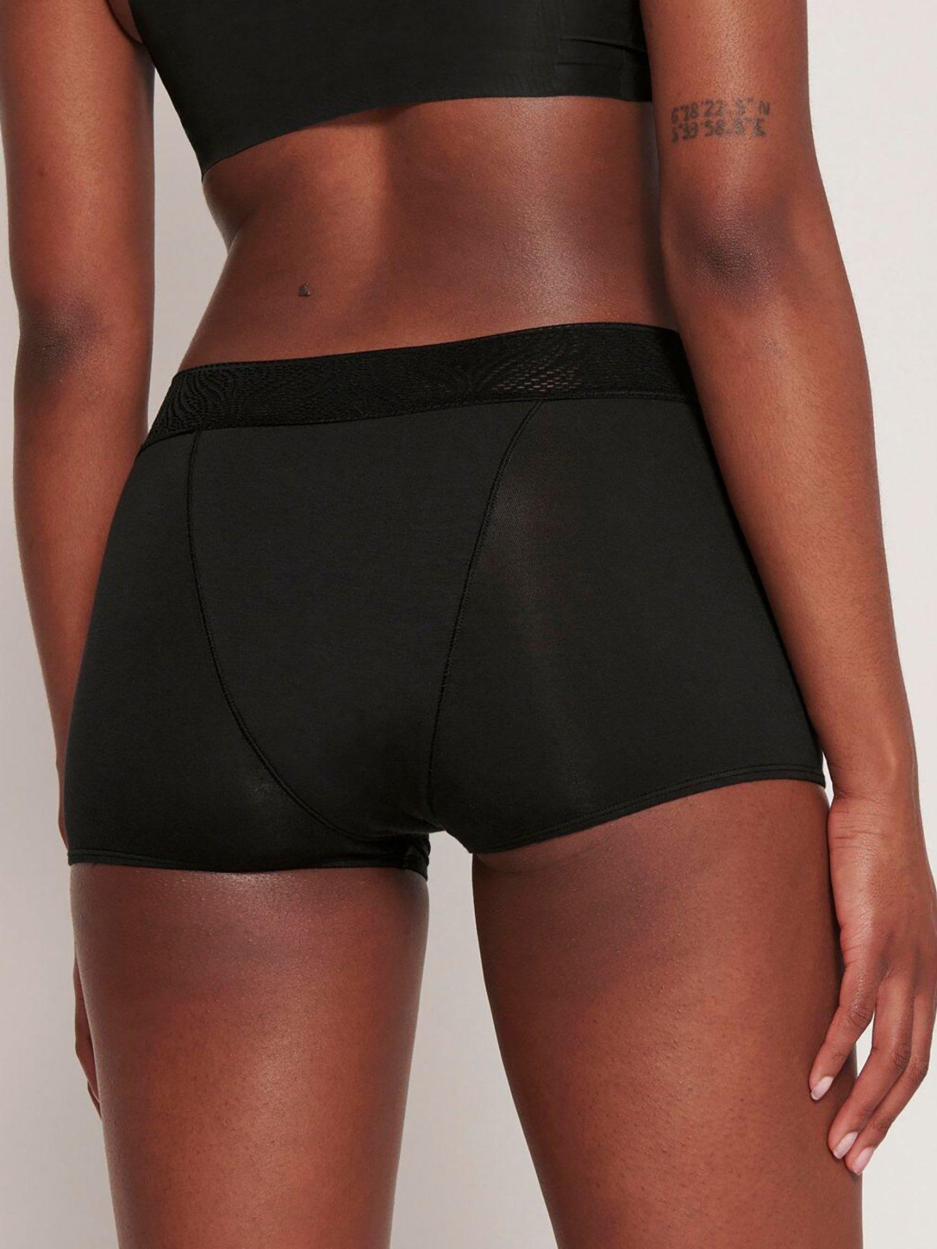 sloggi-2-pack-period-pants-short-medium-blackstillFront