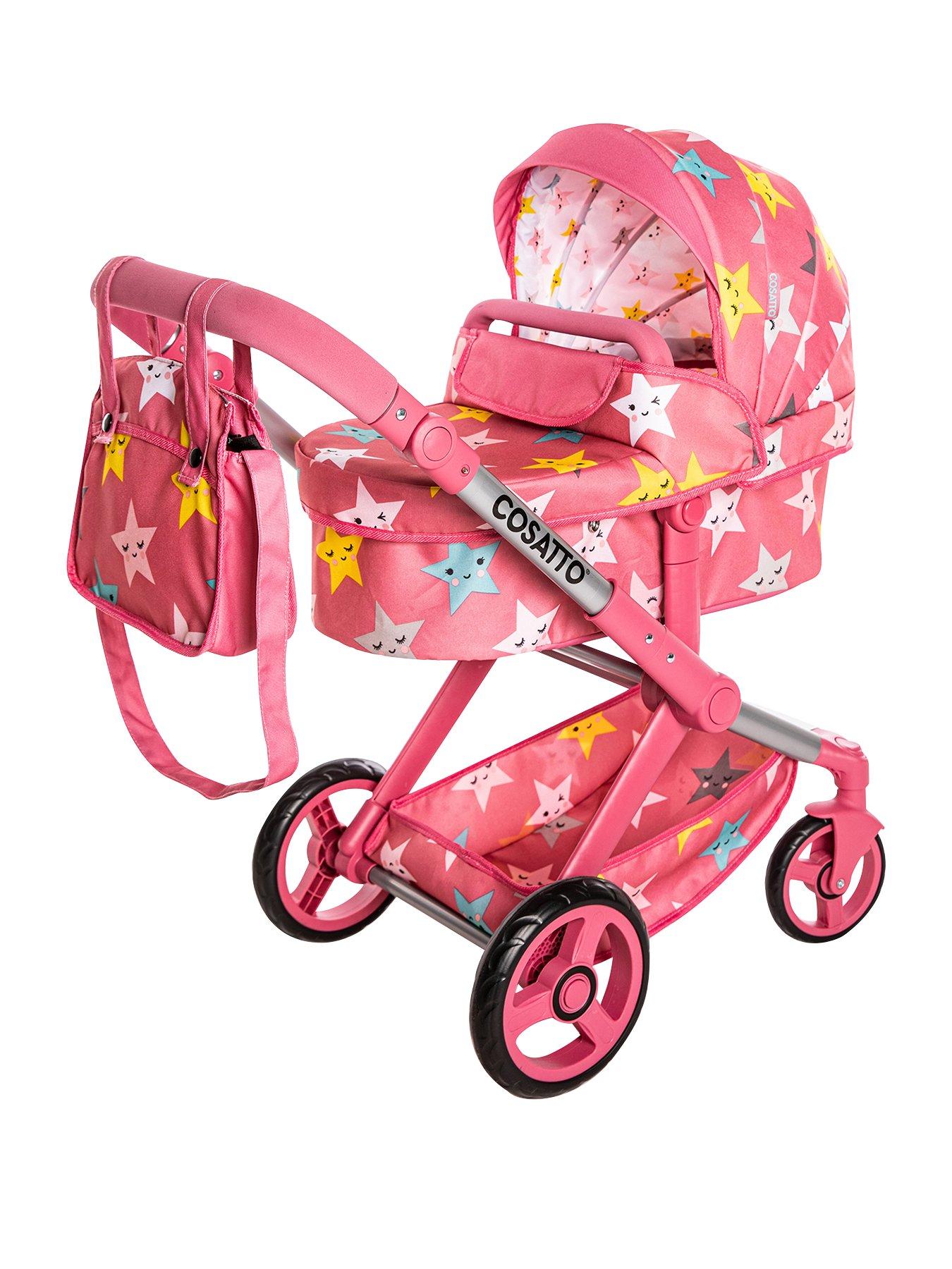 Cosatto Star Print Doll Pram