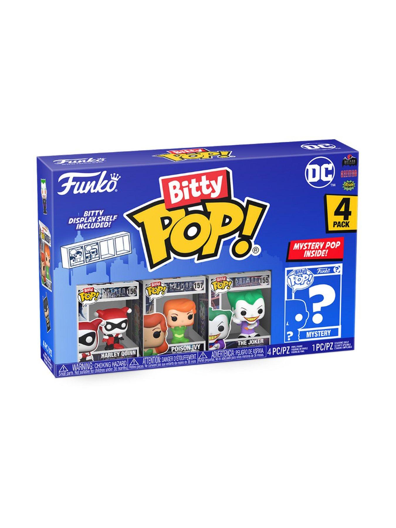Funko Pop! Bitty POP: DC - Batman, Robin, Scarecrow and a Mystery Bitty Pop!  4-Pack 
