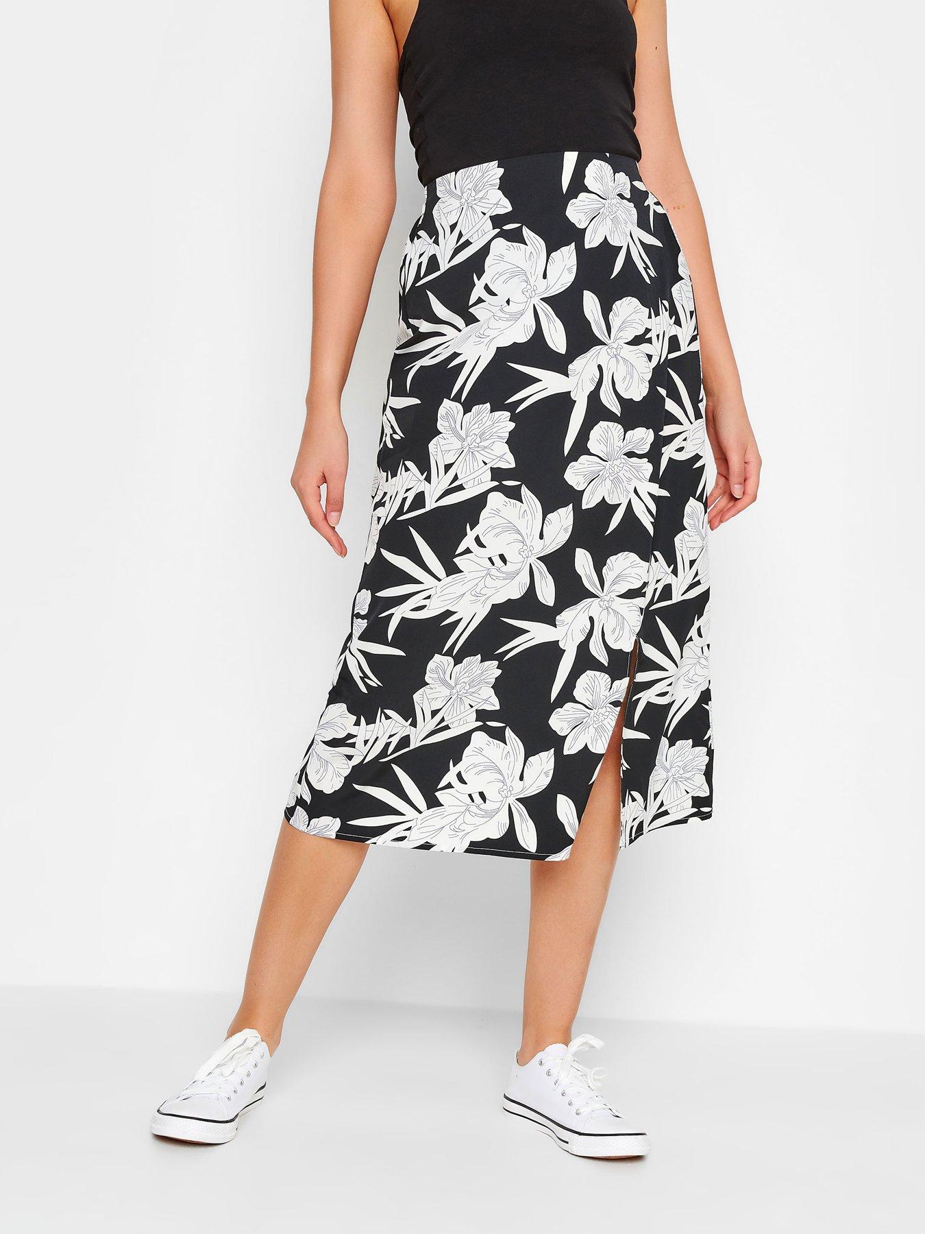 long-tall-sally-floral-print-midi-skirt-black