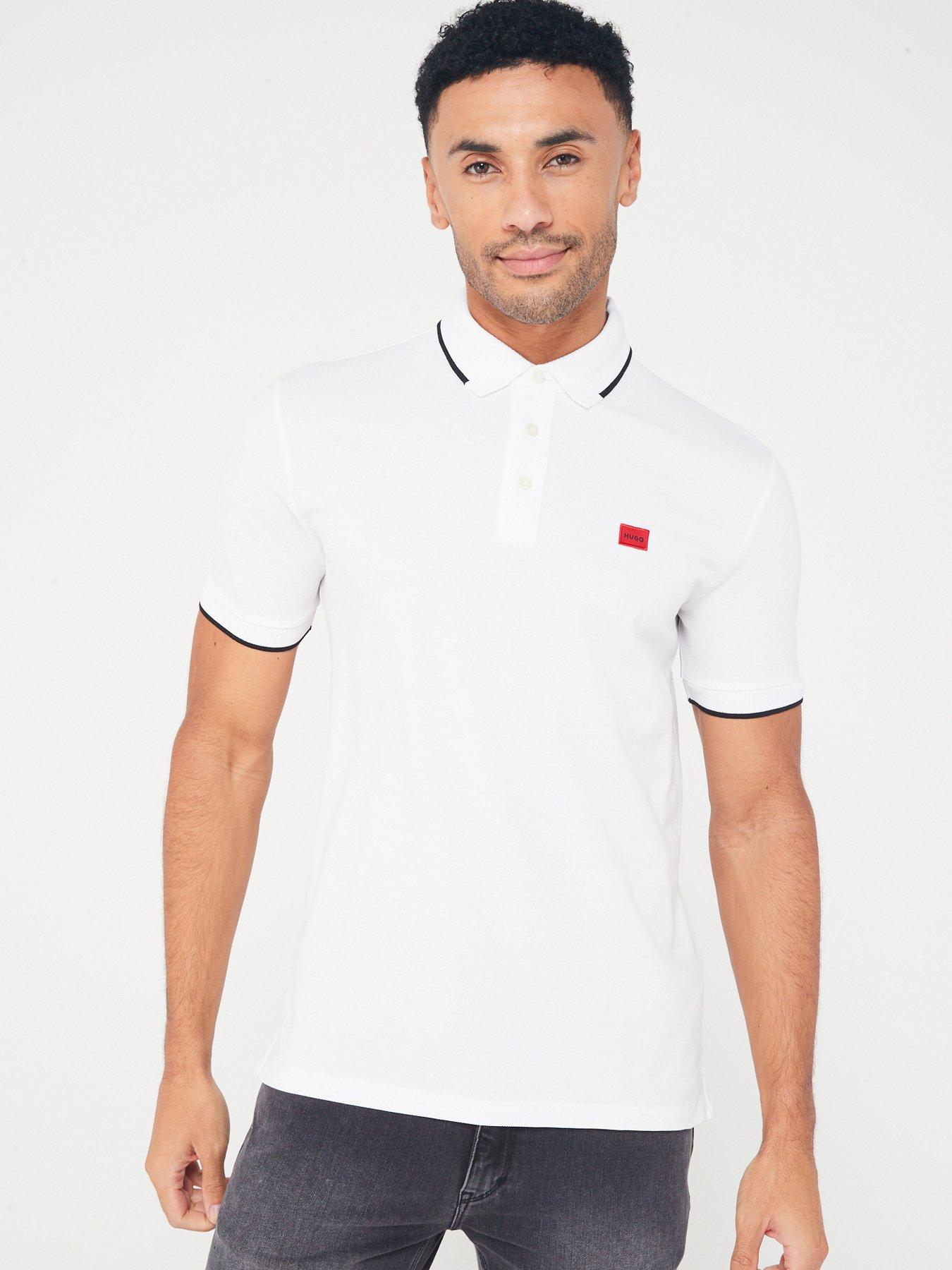 hugo-deresino232-slim-fit-short-sleeve-polo-shirt-white