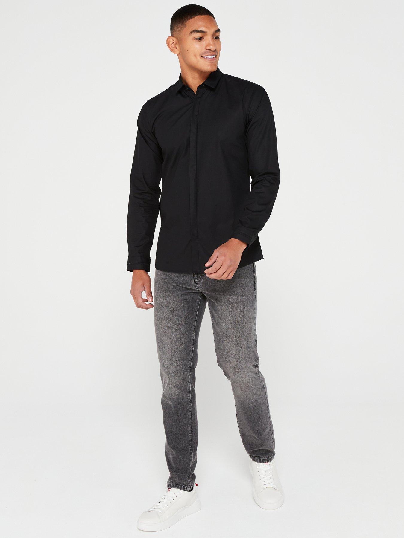 hugo-eloy-extra-slim-fit-long-sleeve-shirt-blackback