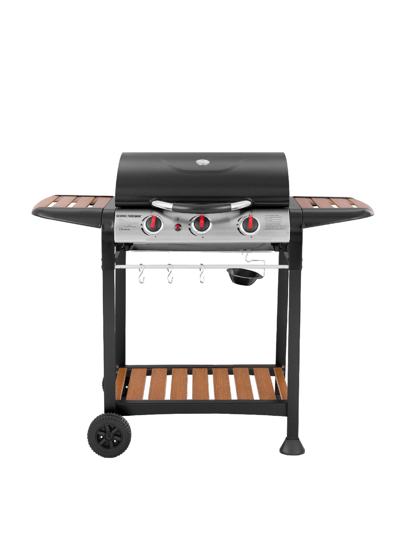 george-foreman-george-foreman-3-burnernbspgas-bbq-black-ampnbspwood-effectstillFront