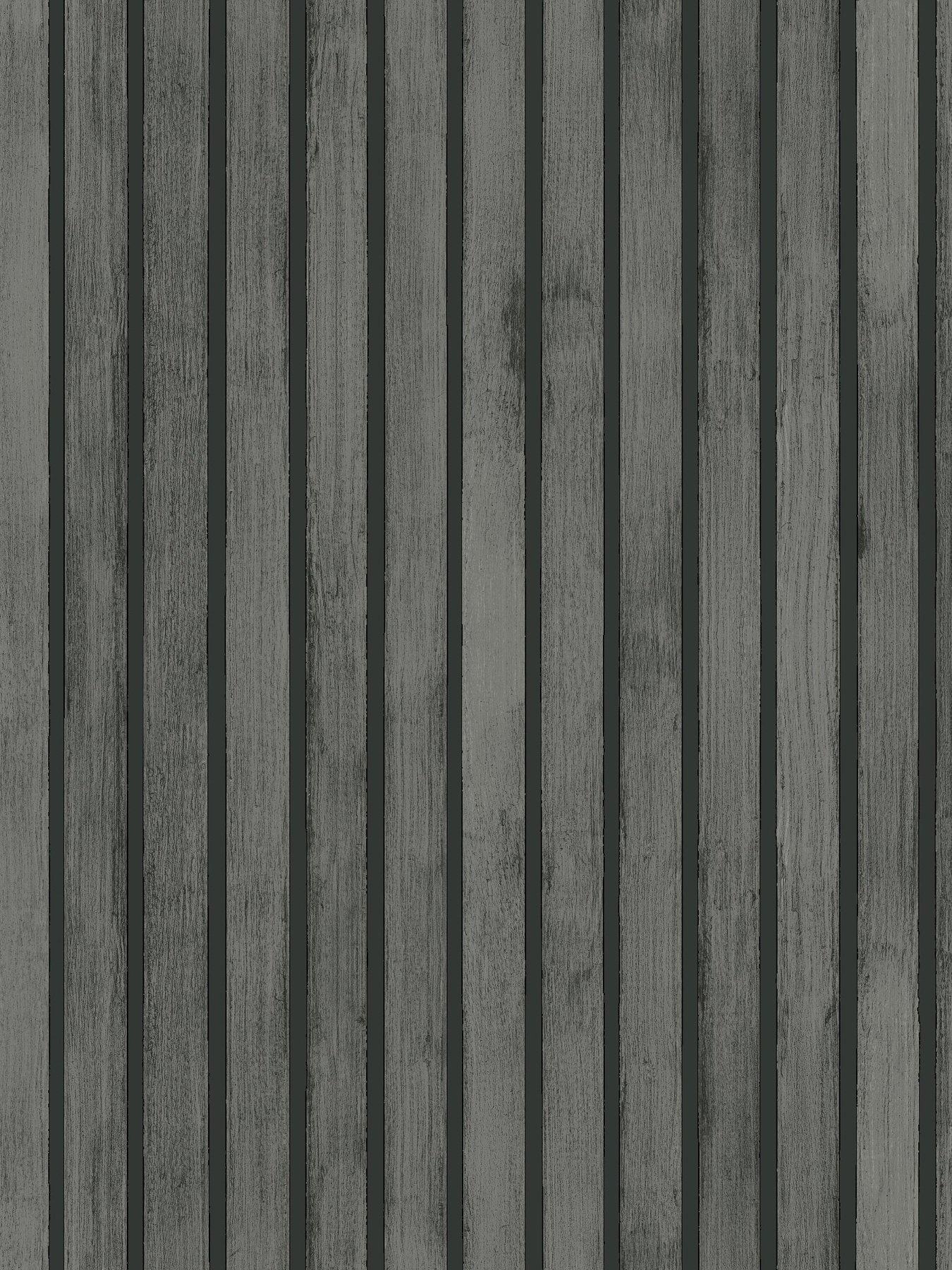 arthouse-arthouse-wood-slats-charcoal-grey-wallpaperstillFront